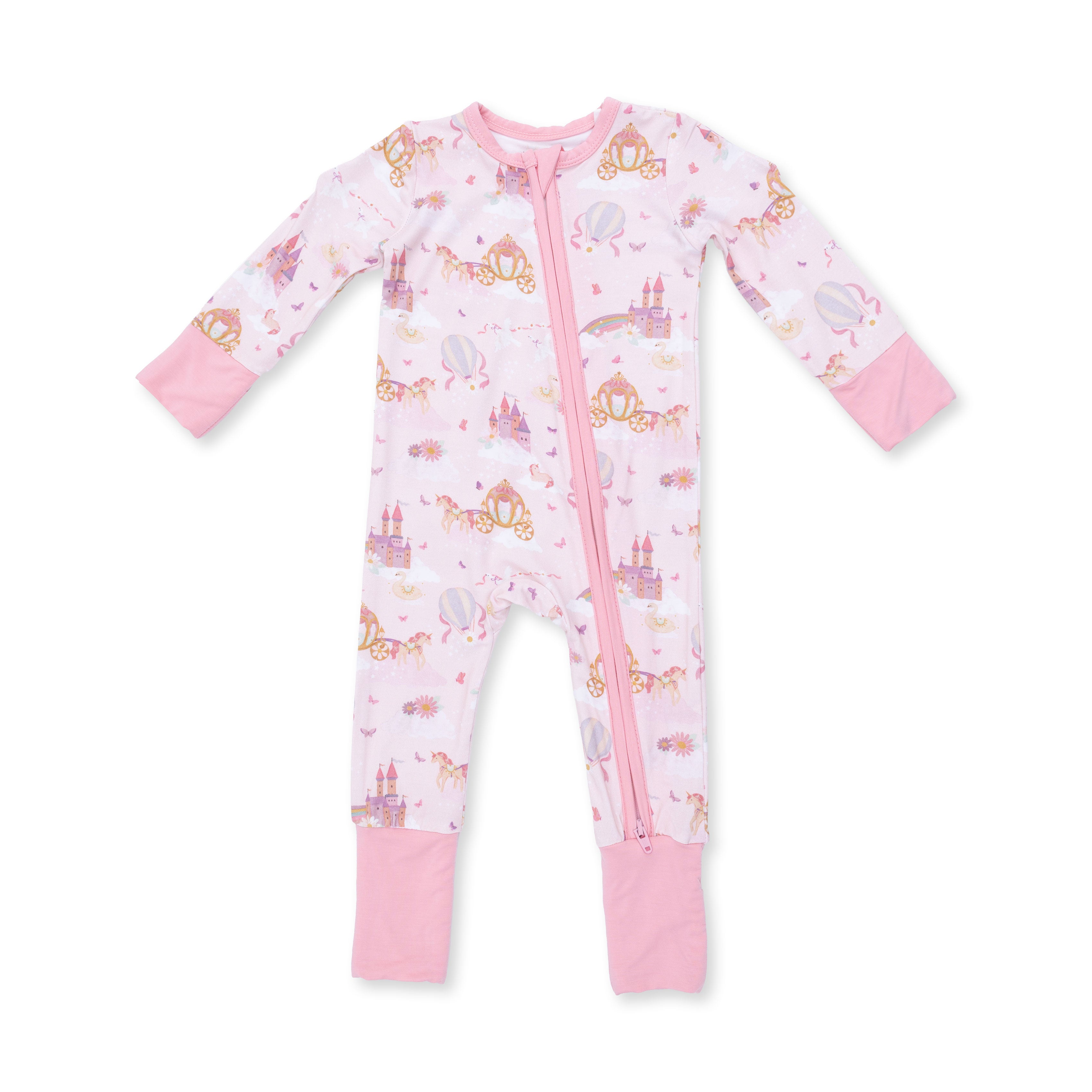 Princess Unicorns and Castle - Convertible Romper