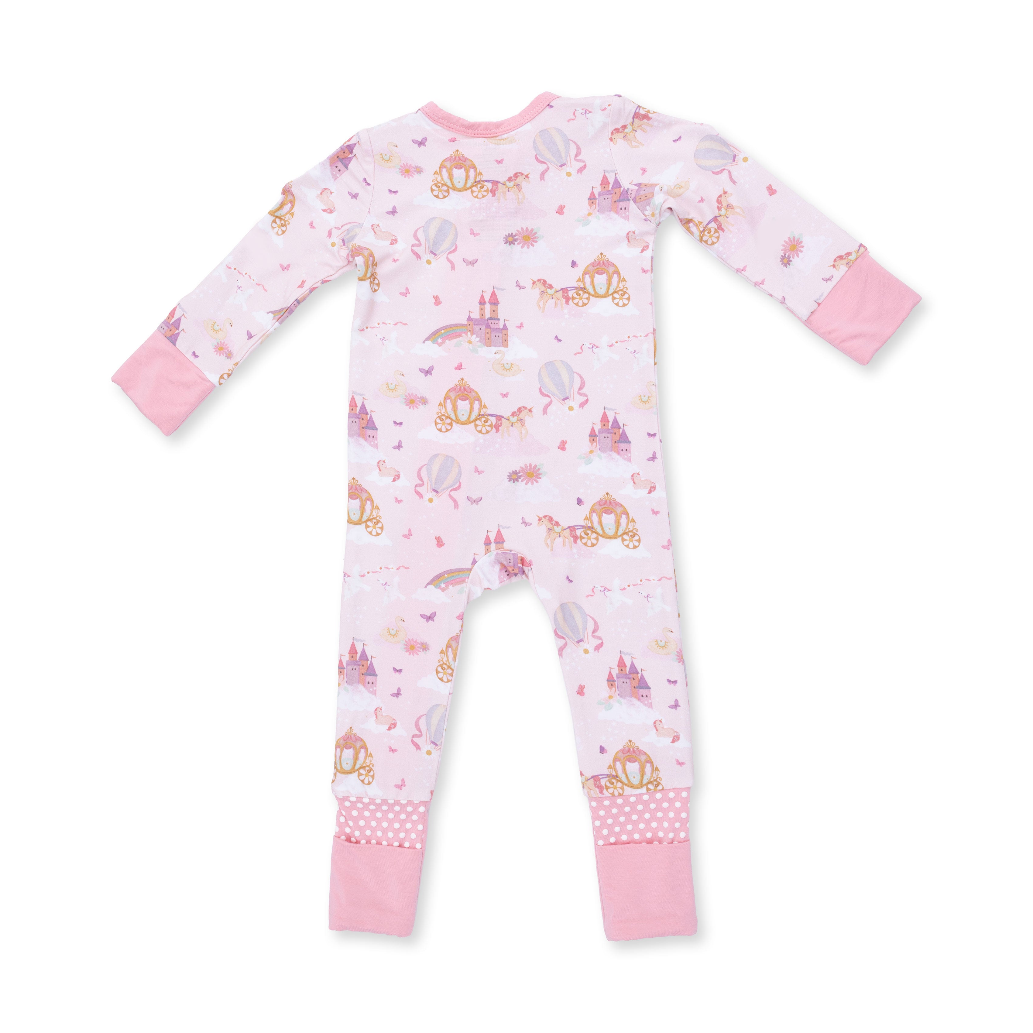 Princess Unicorns and Castle - Convertible Romper