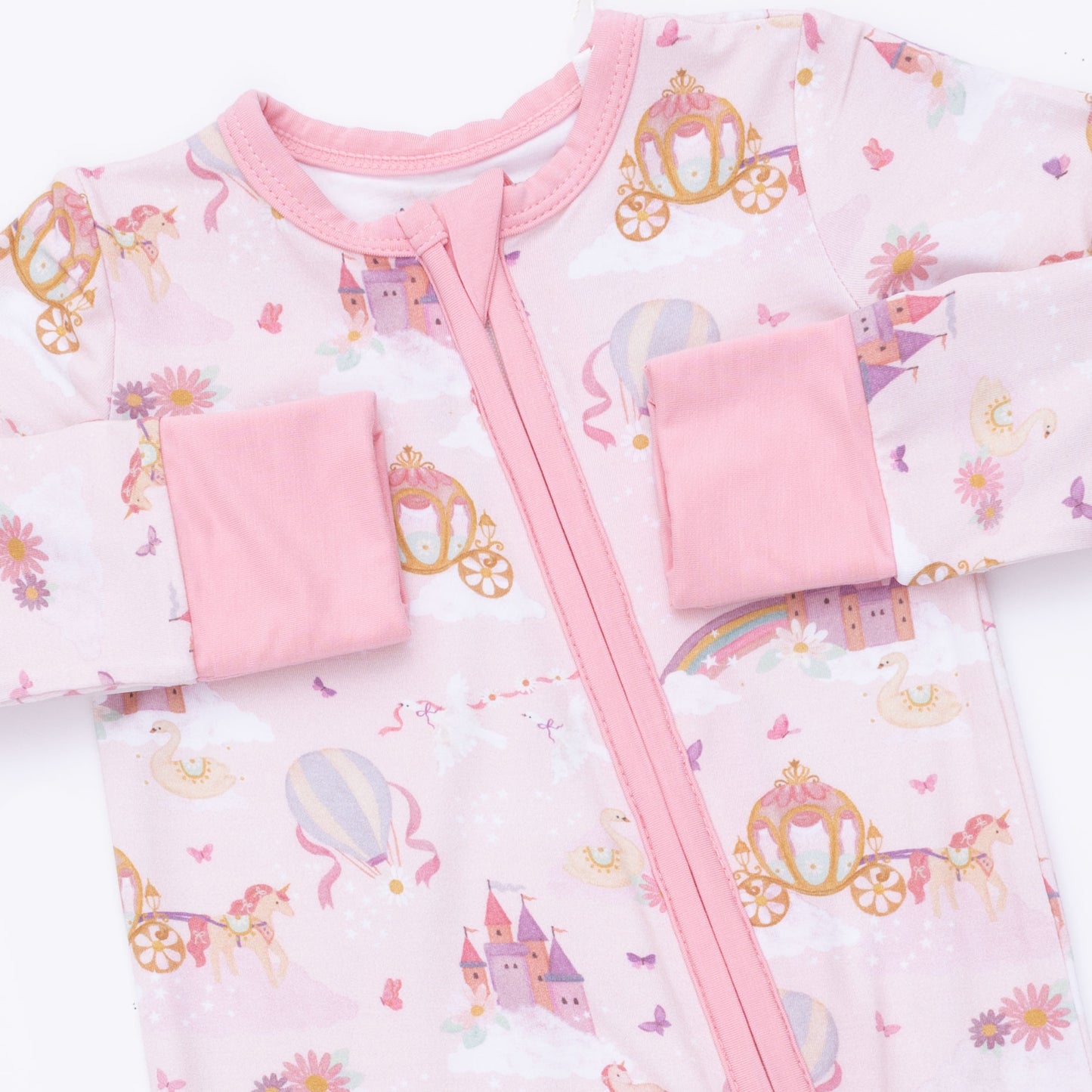 Princess Unicorns and Castle - Convertible Romper