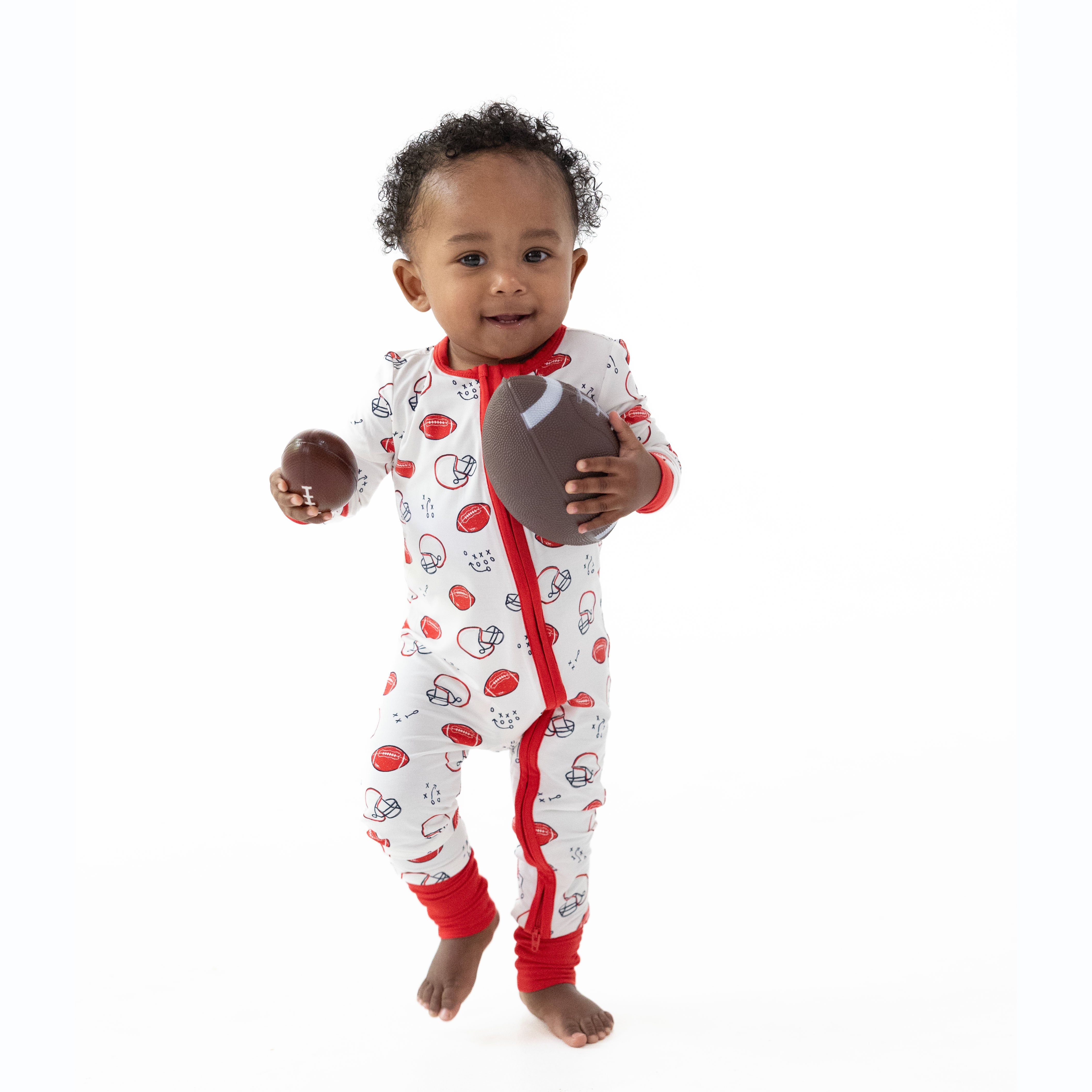 Touchdown Time - Convertible Romper