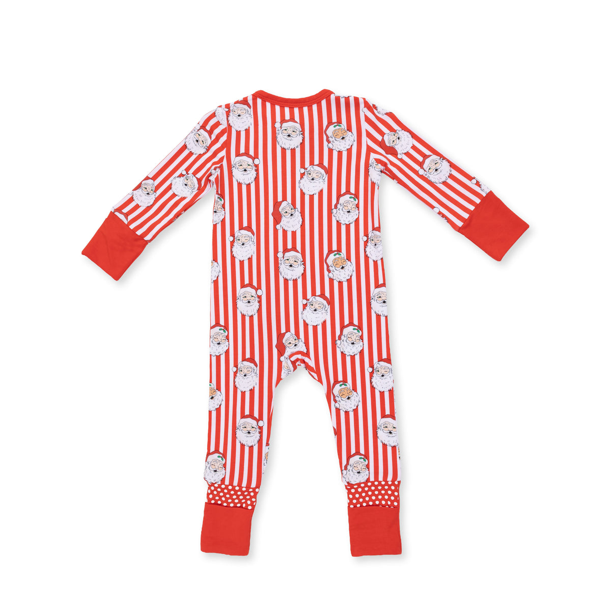 Vintage Santa Stripe - Convertible Romper