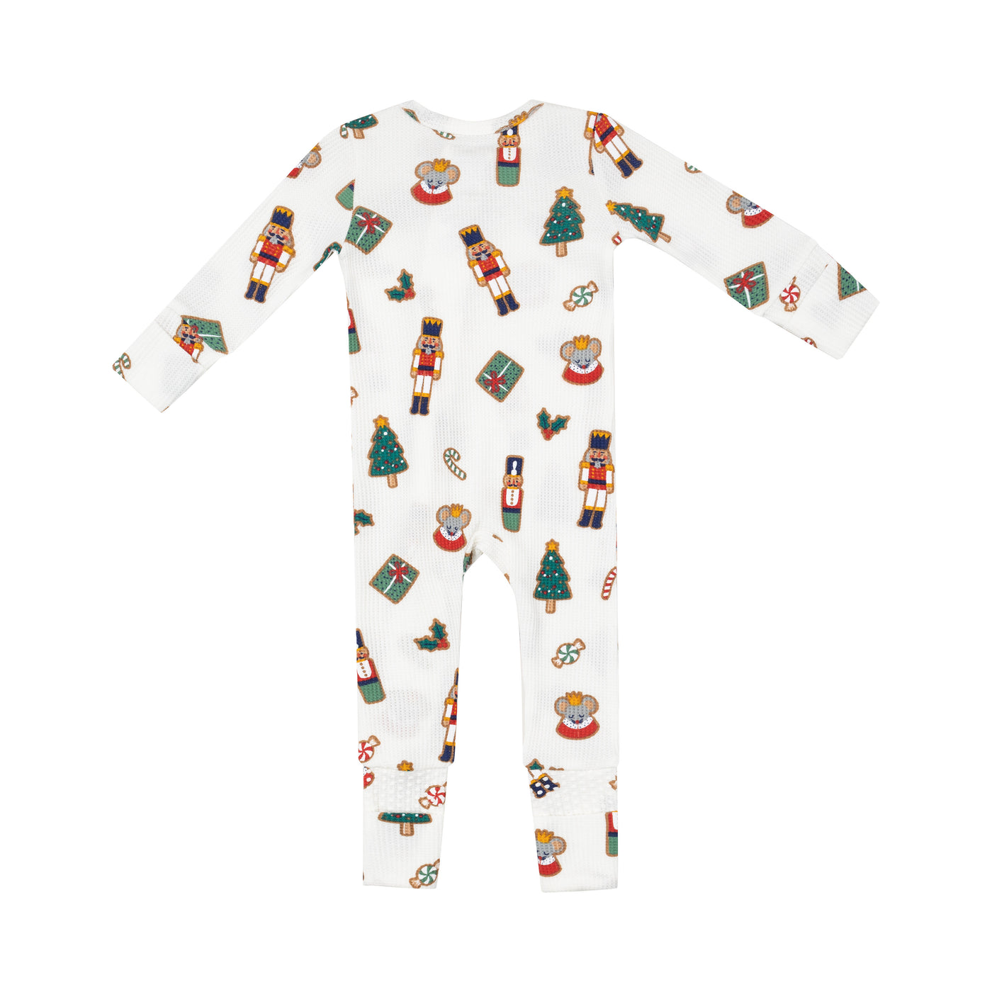 2 Way Zipper Romper - Nutcracker Christmas Cookies-Angel Dear