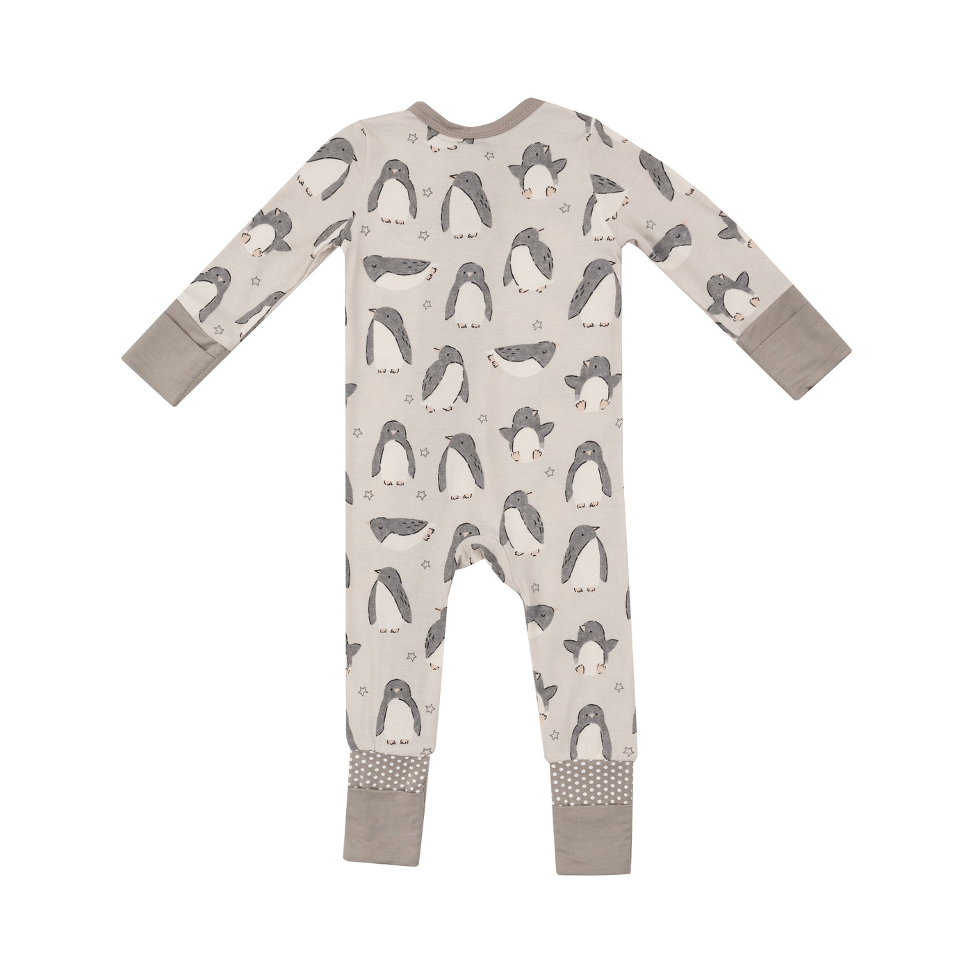 2 Way Zipper Romper - Penguin Pals