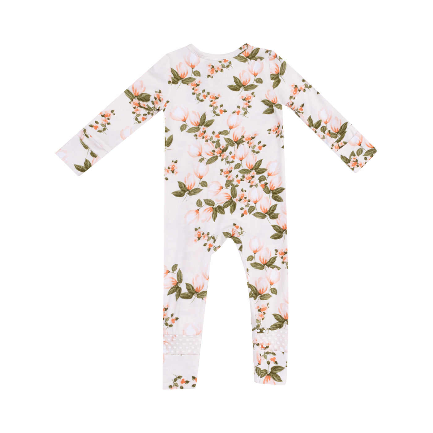 2 Way Zipper Romper - Floating Magnolia