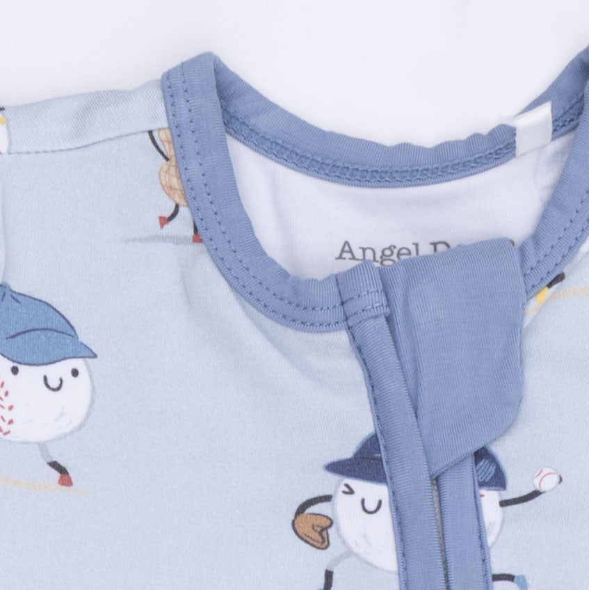 Baseballs Playing Baseball - Convertible Romper