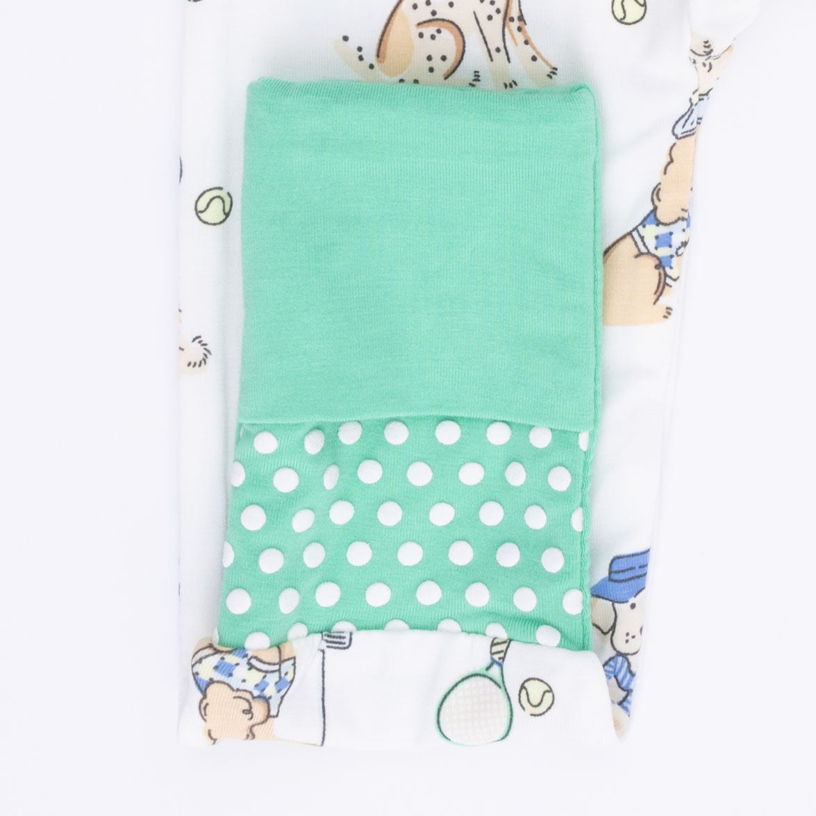 Country Club Dogs Neutral - Convertible Romper-Angel Dear