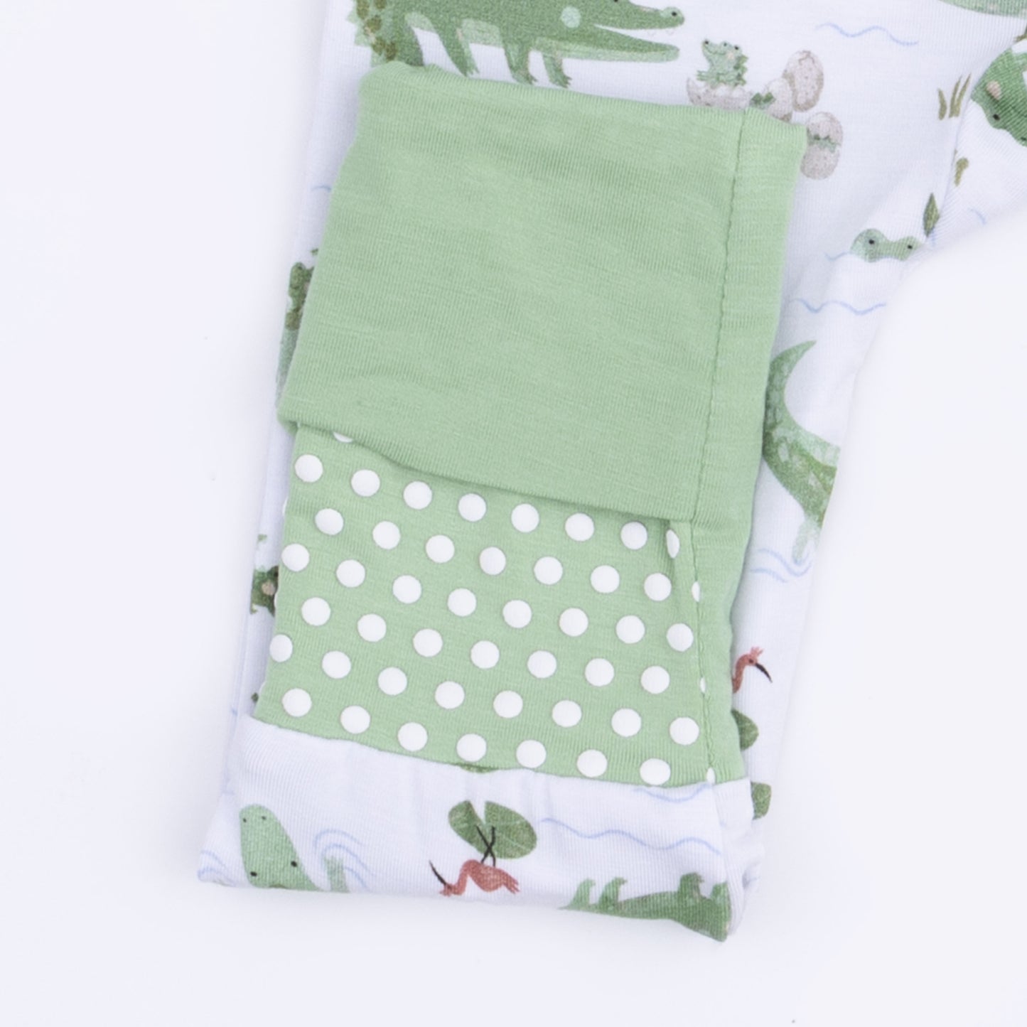 Crayon Alligators - Convertible Romper & Swaddle Blanket Set