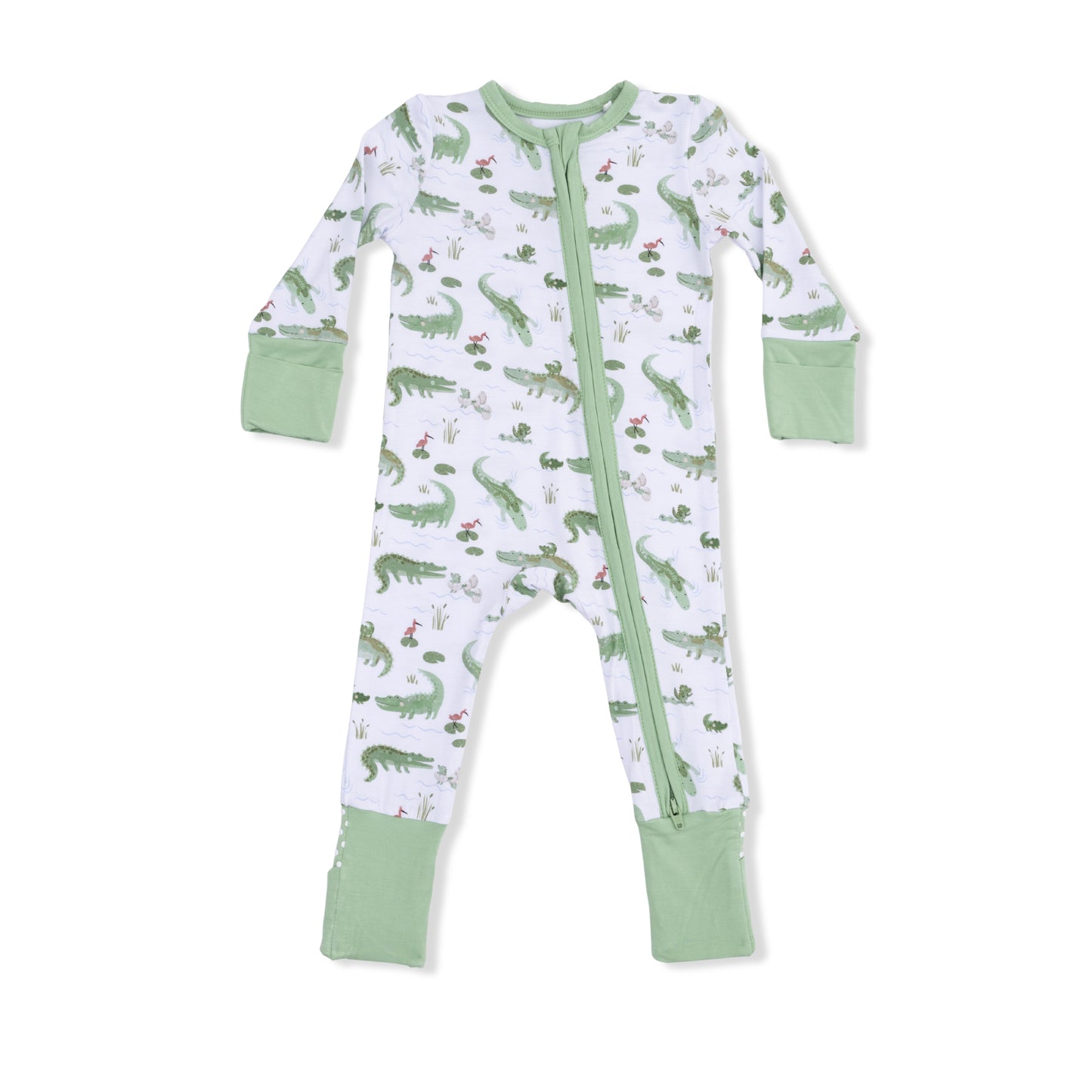 Crayon Alligators - Convertible Romper-Angel Dear