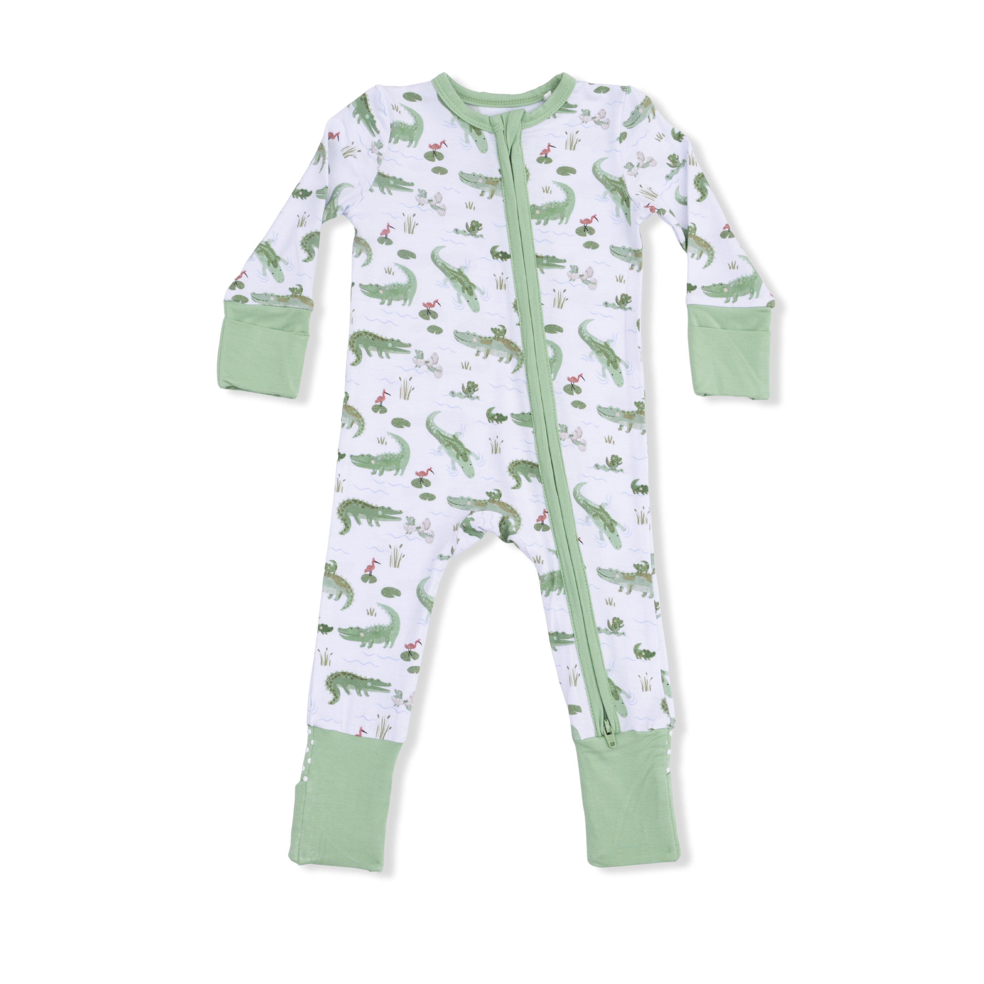 Crayon Alligators - Convertible Romper-Angel Dear