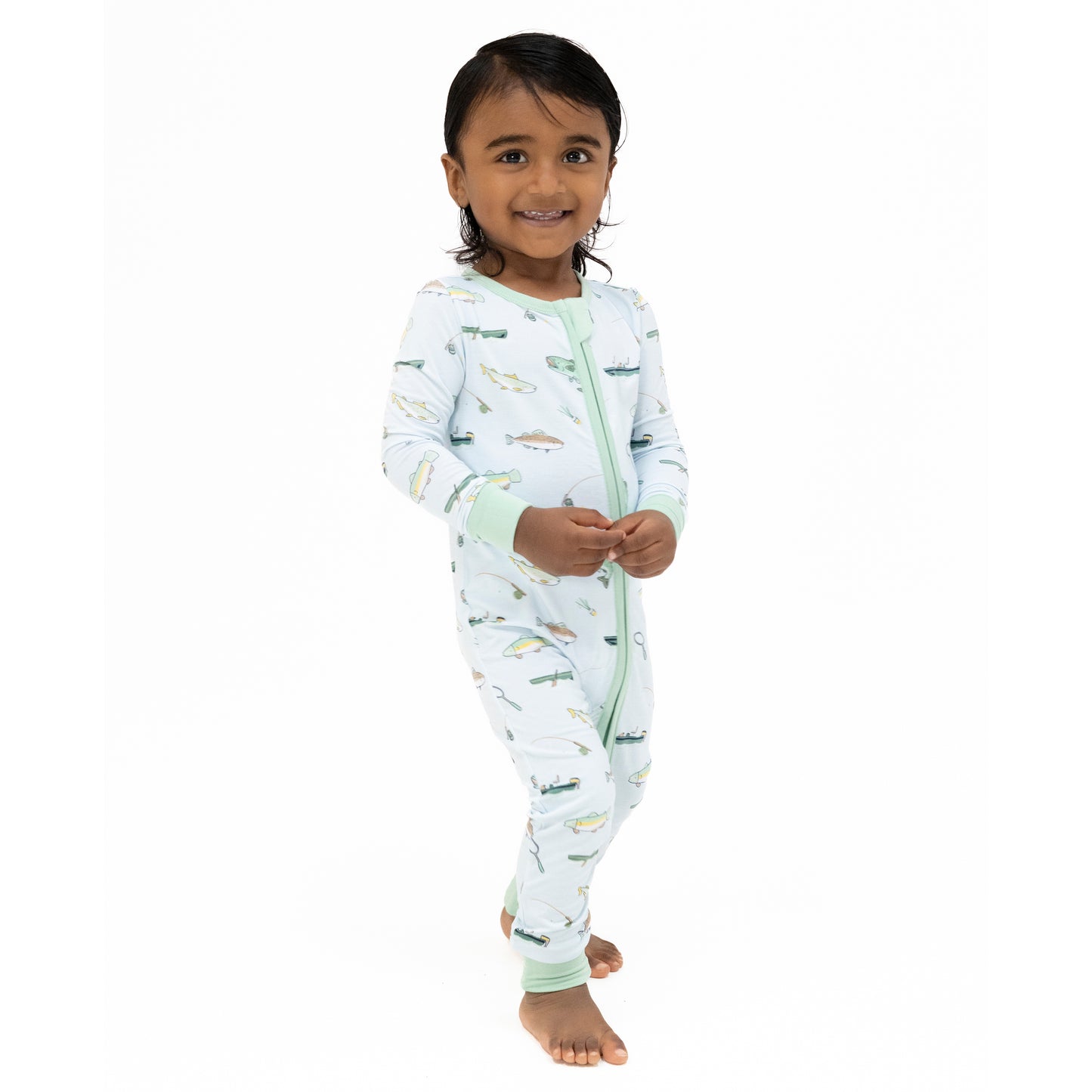 Fishing - Convertible Romper-Angel Dear