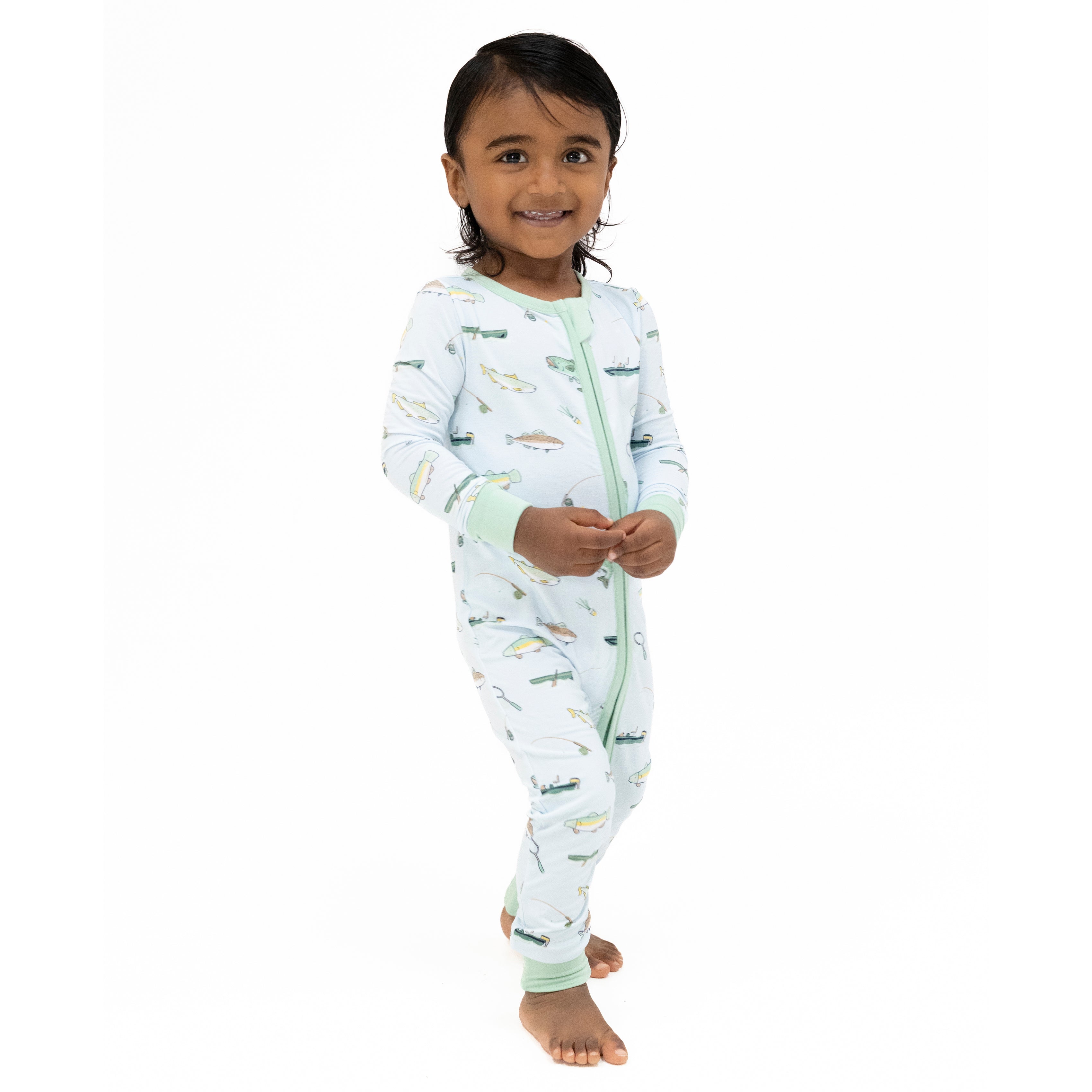 Fishing - Convertible Romper-Angel Dear