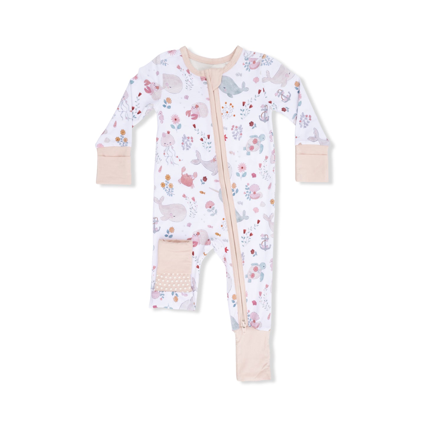 Garden Sea Creatures - Convertible Romper-Angel Dear