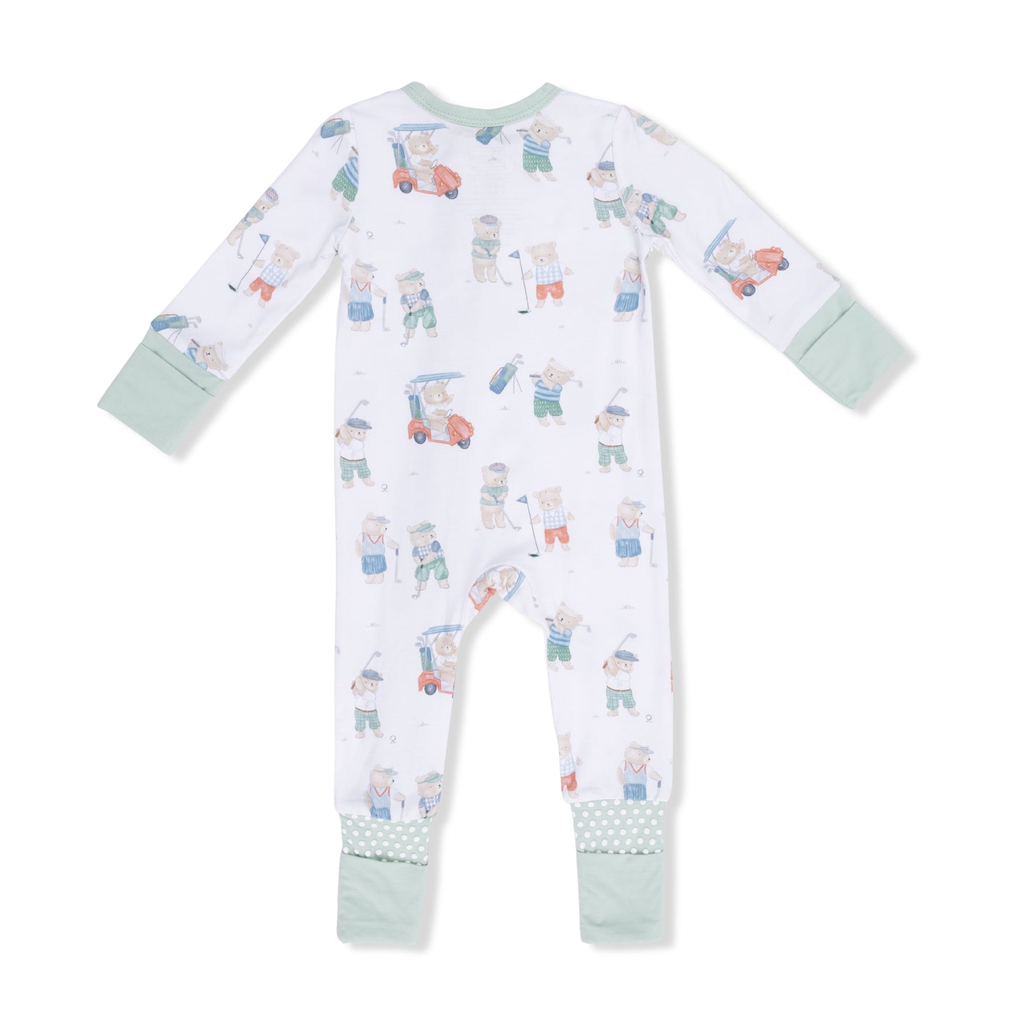 Golfing Teddy Bears - Convertible Romper-Angel Dear