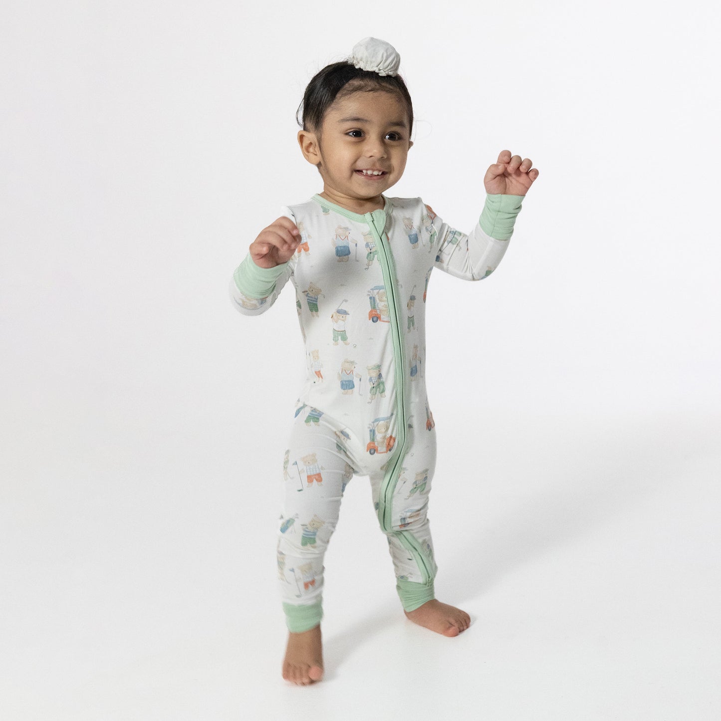 Golfing Teddy Bears - Convertible Romper-Angel Dear