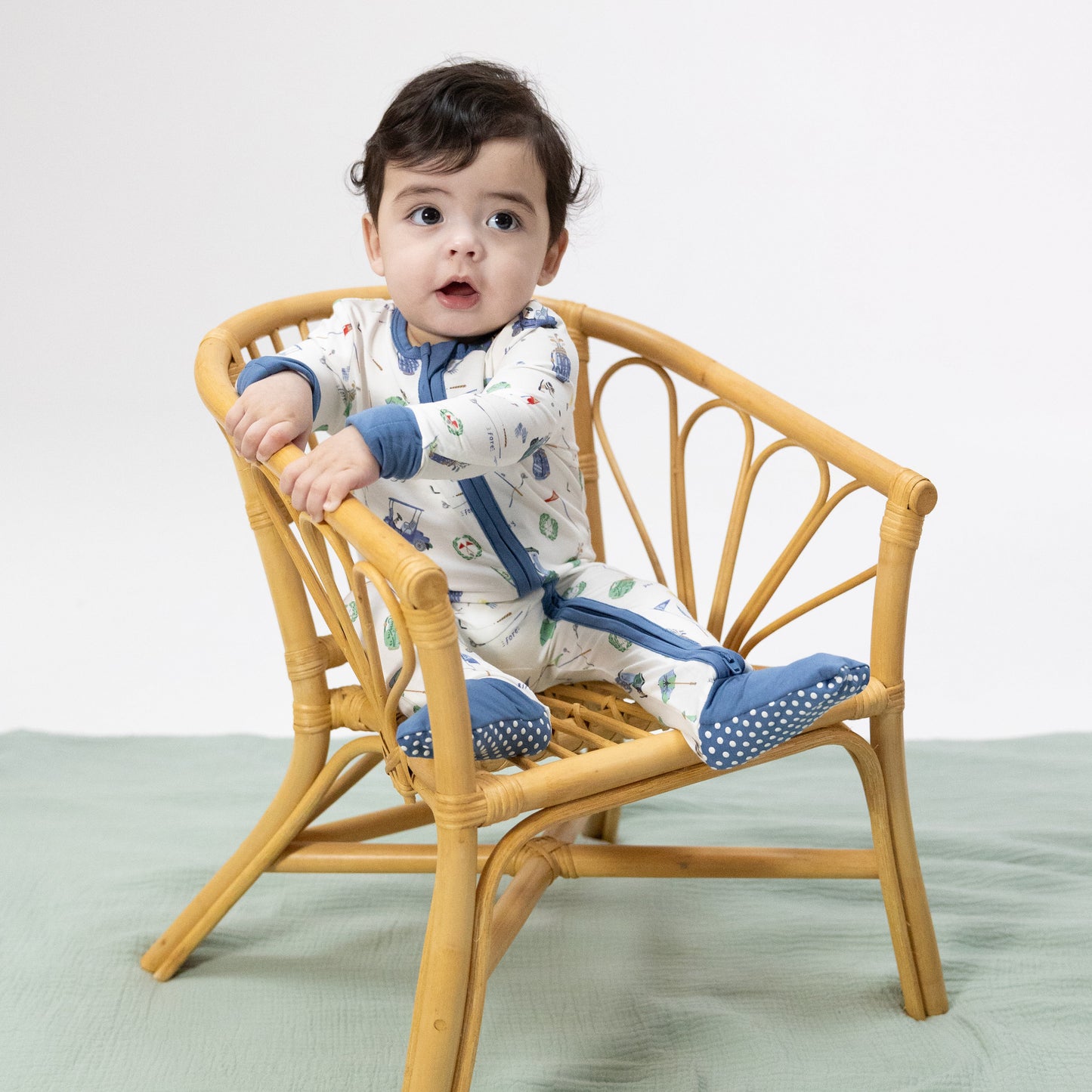 Golf Things - Convertible Romper-Angel Dear