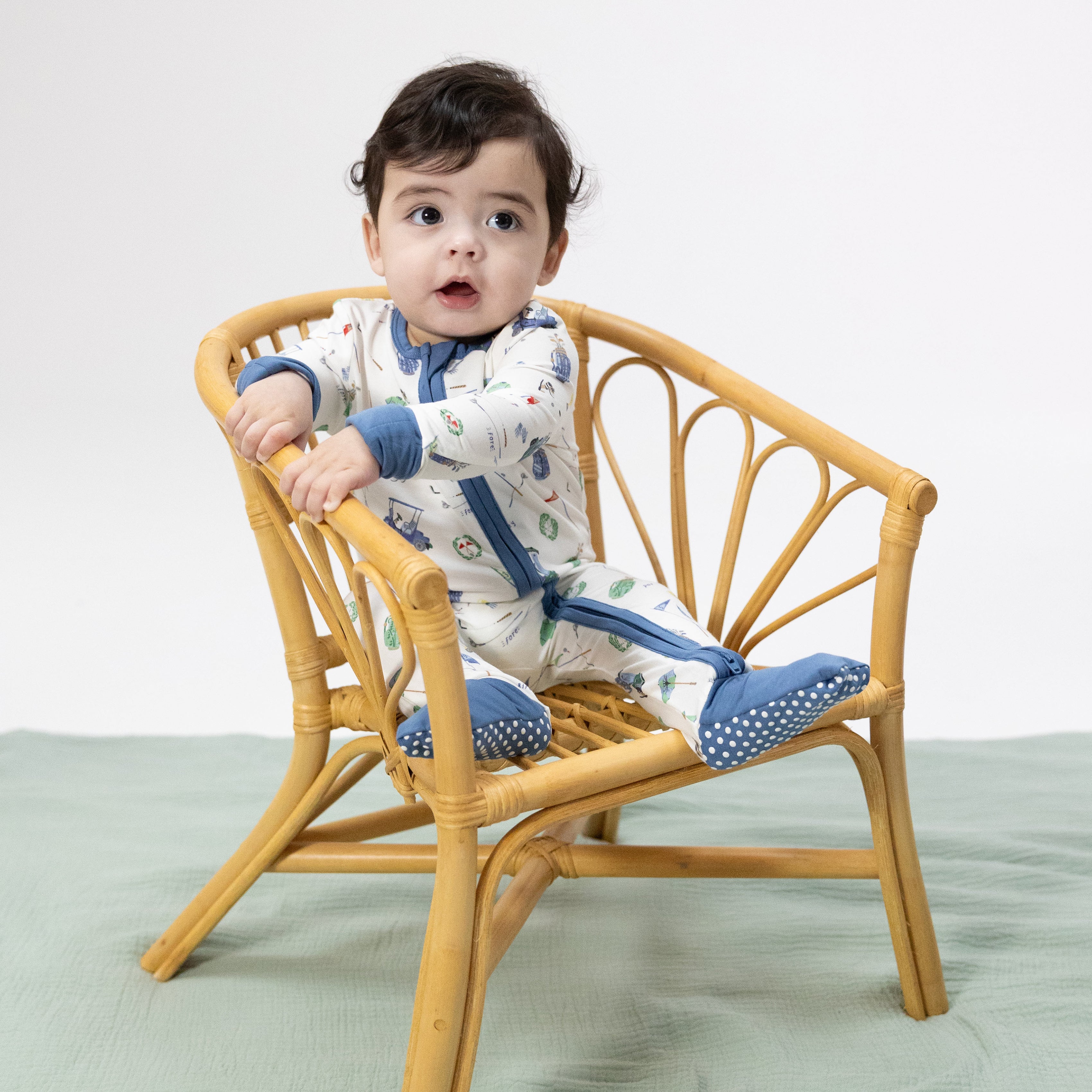 Golf Things - Convertible Romper-Angel Dear