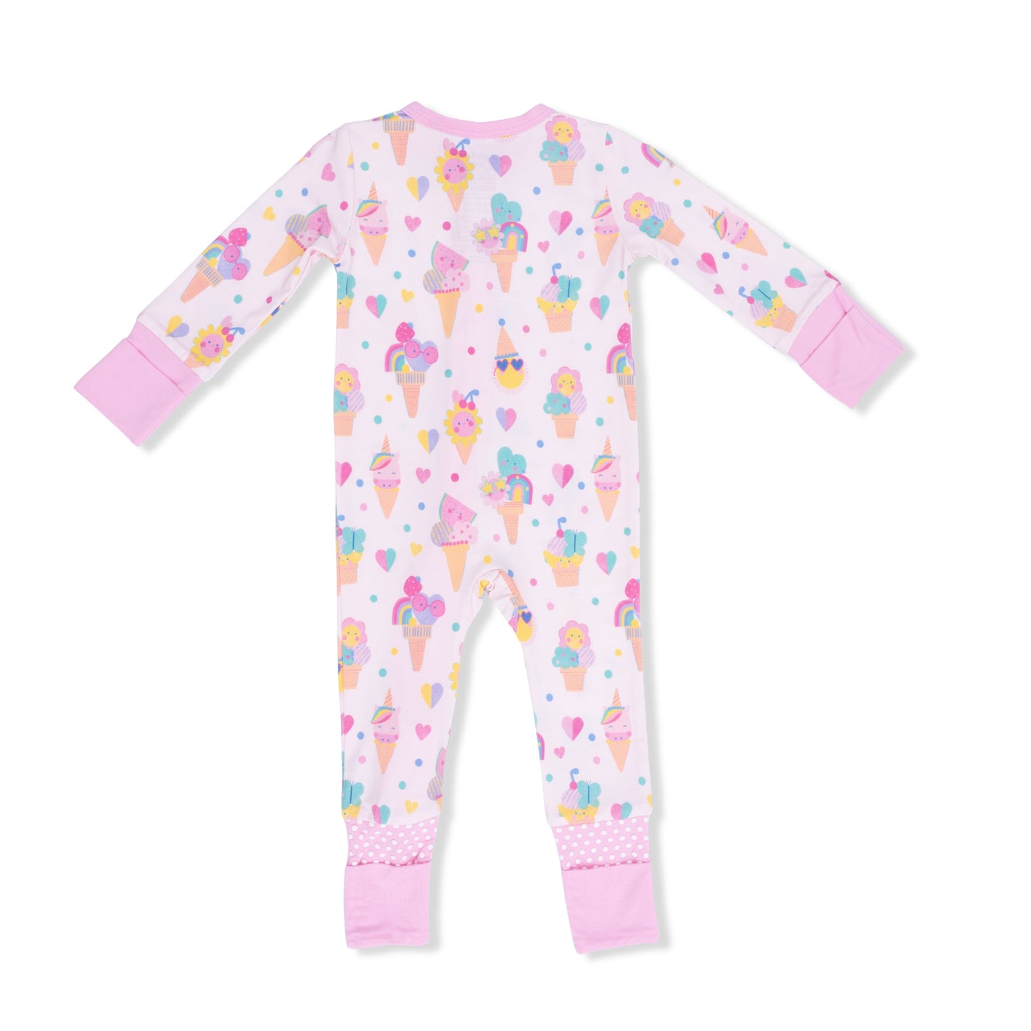 Ice Cream Fun Crew - Convertible Romper-Angel Dear