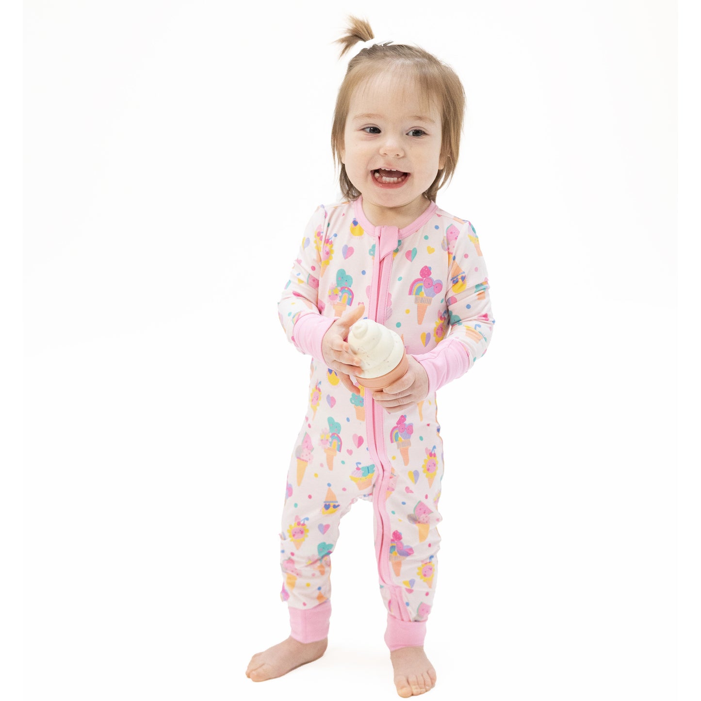 Ice Cream Fun Crew - Convertible Romper-Angel Dear