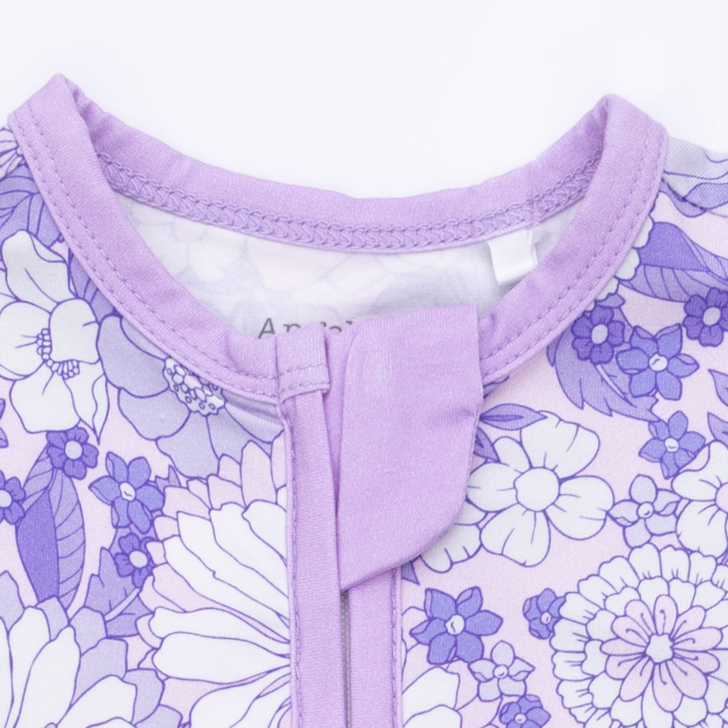 Lacy Lavender Floral - Convertible Romper