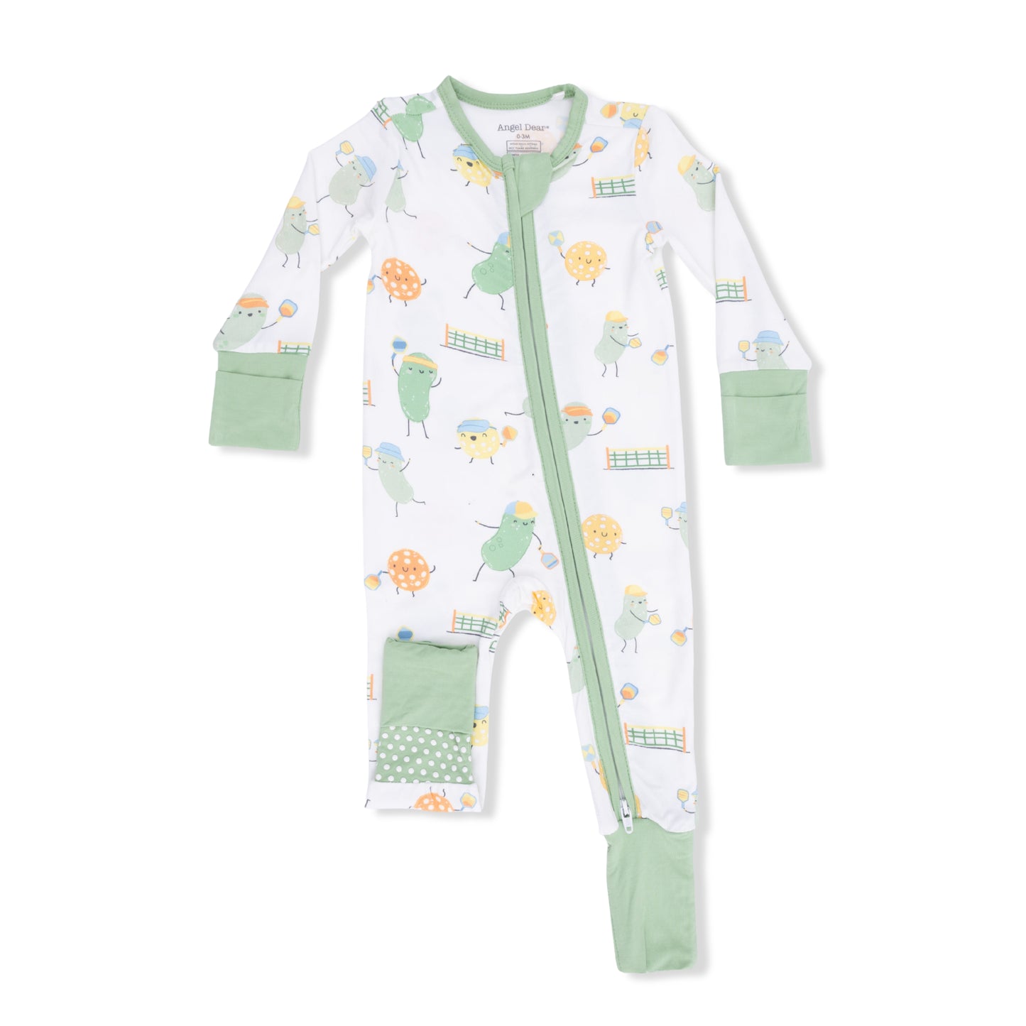 Pickles Playing Pickleball - Convertible Romper-Angel Dear