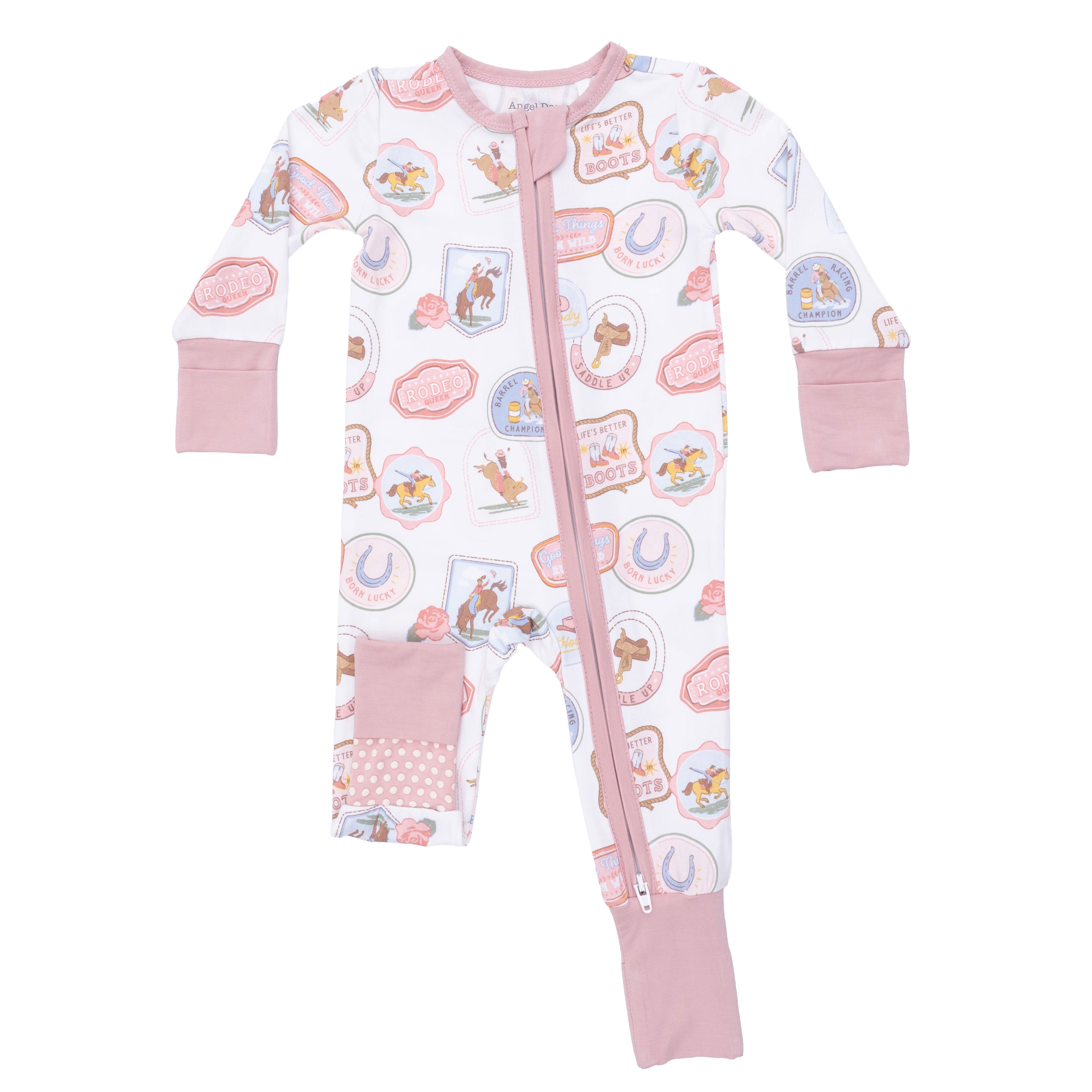 Rodeo Patches Pink - Convertible Romper