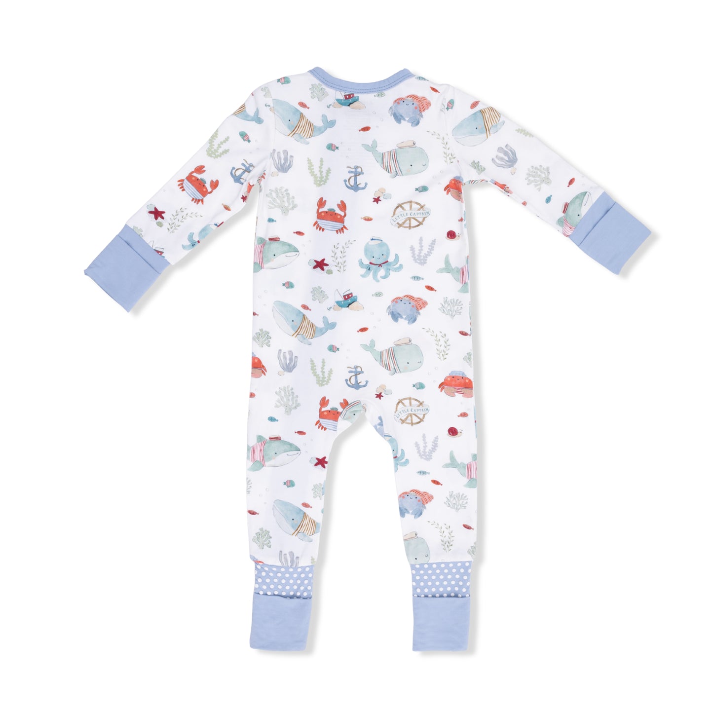 Sailor Sea Creatures - Convertible Romper-Angel Dear