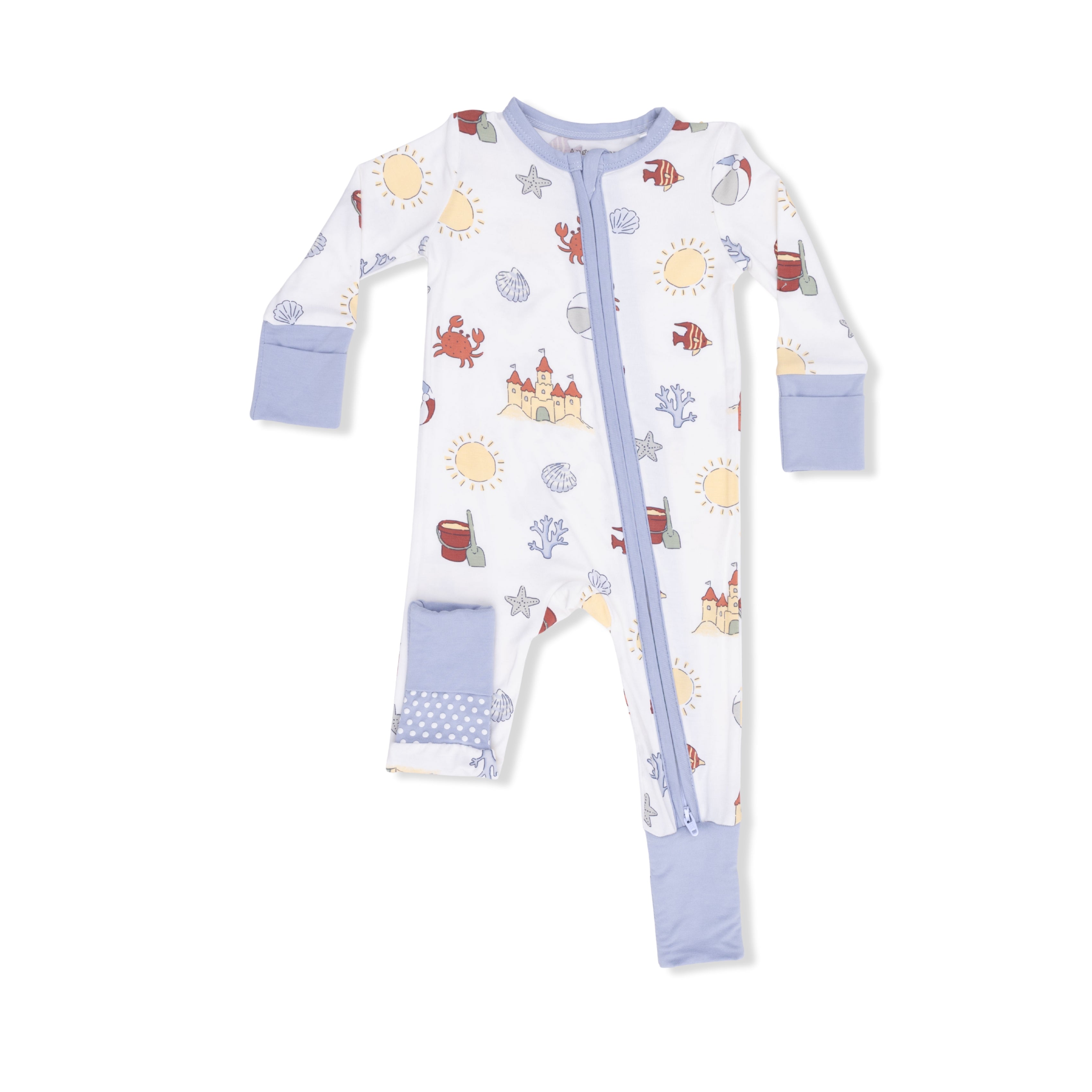 Sunny Sandcastles - Convertible Romper-Angel Dear