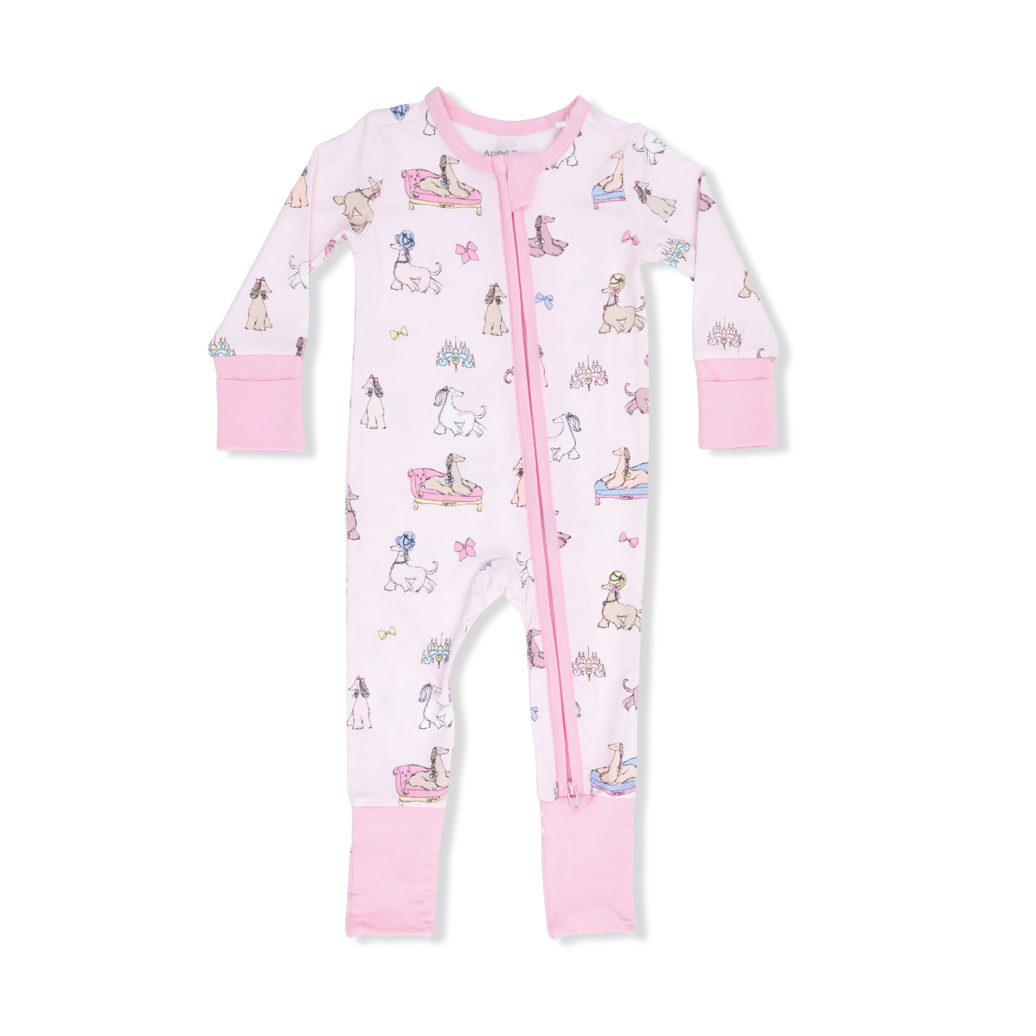 Fancy Hounds with Bows - Convertible Romper-Angel Dear