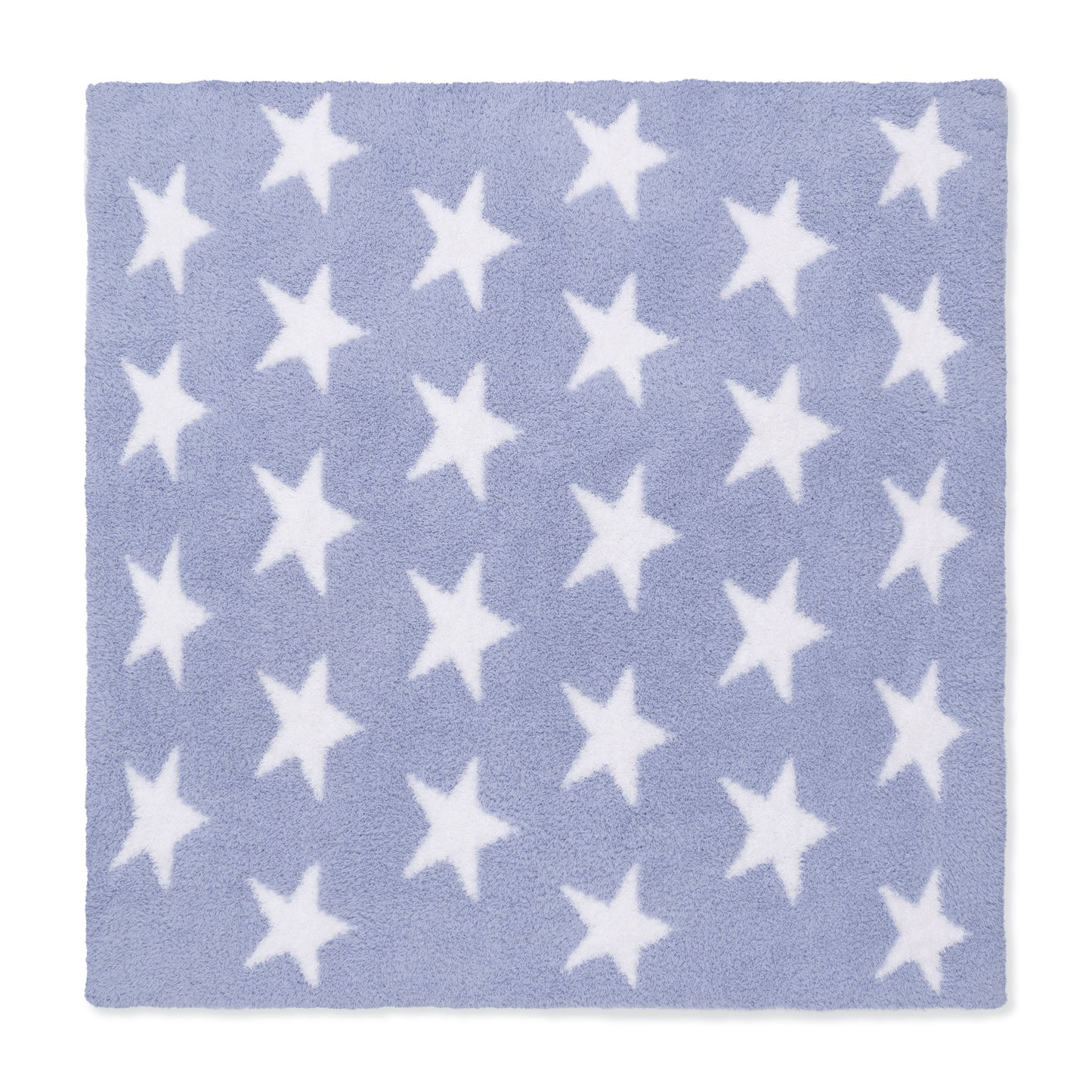 Chenille - Dusty Blue Star Blanket