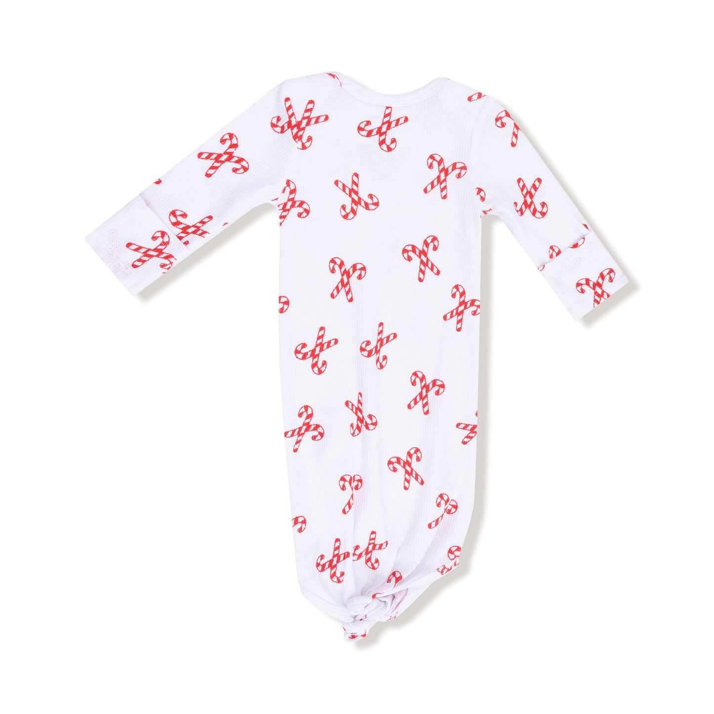 Knotted Gown in our  Candy Canes print from Angel Dear