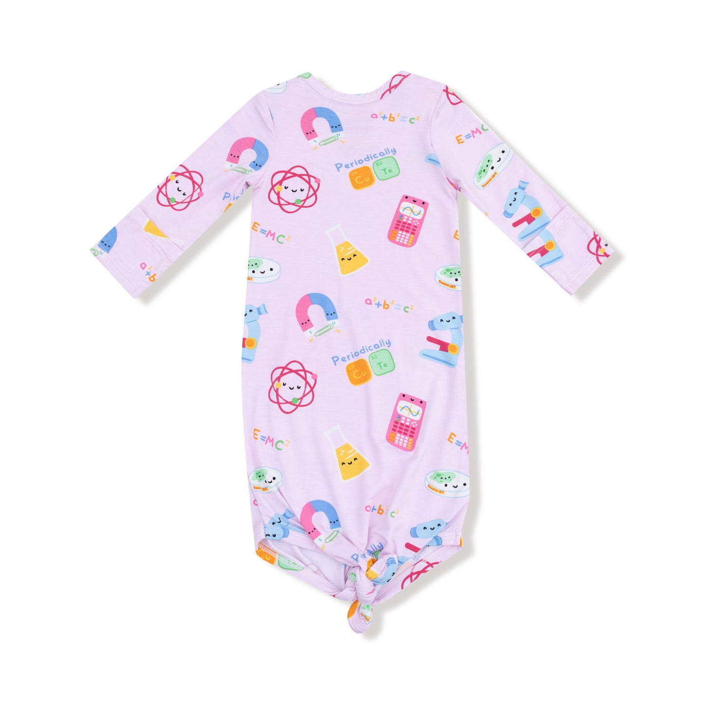 Knotted Gown in our  Future Scientist - Pink print from Angel Dear