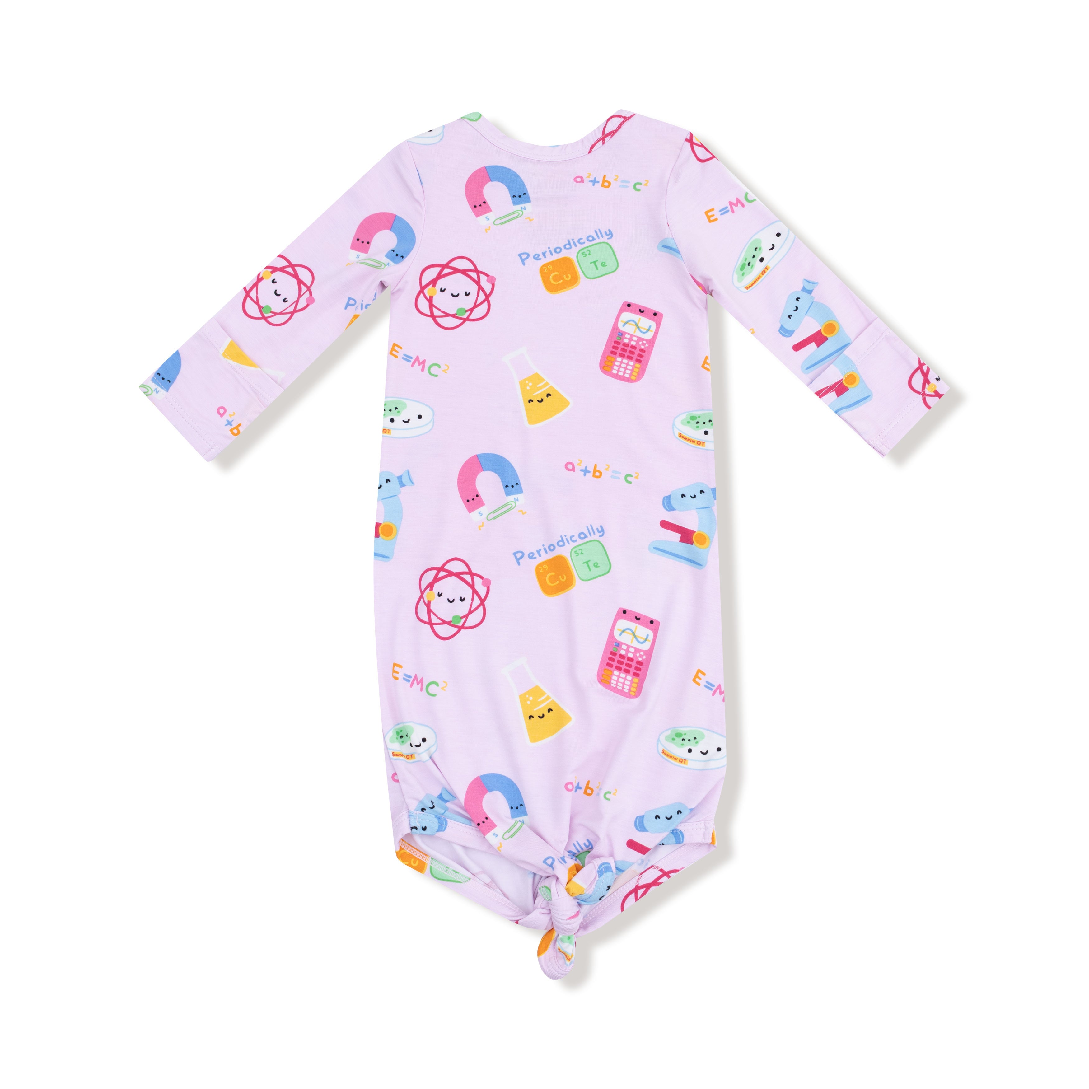 Knotted Gown in our  Future Scientist - Pink print from Angel Dear