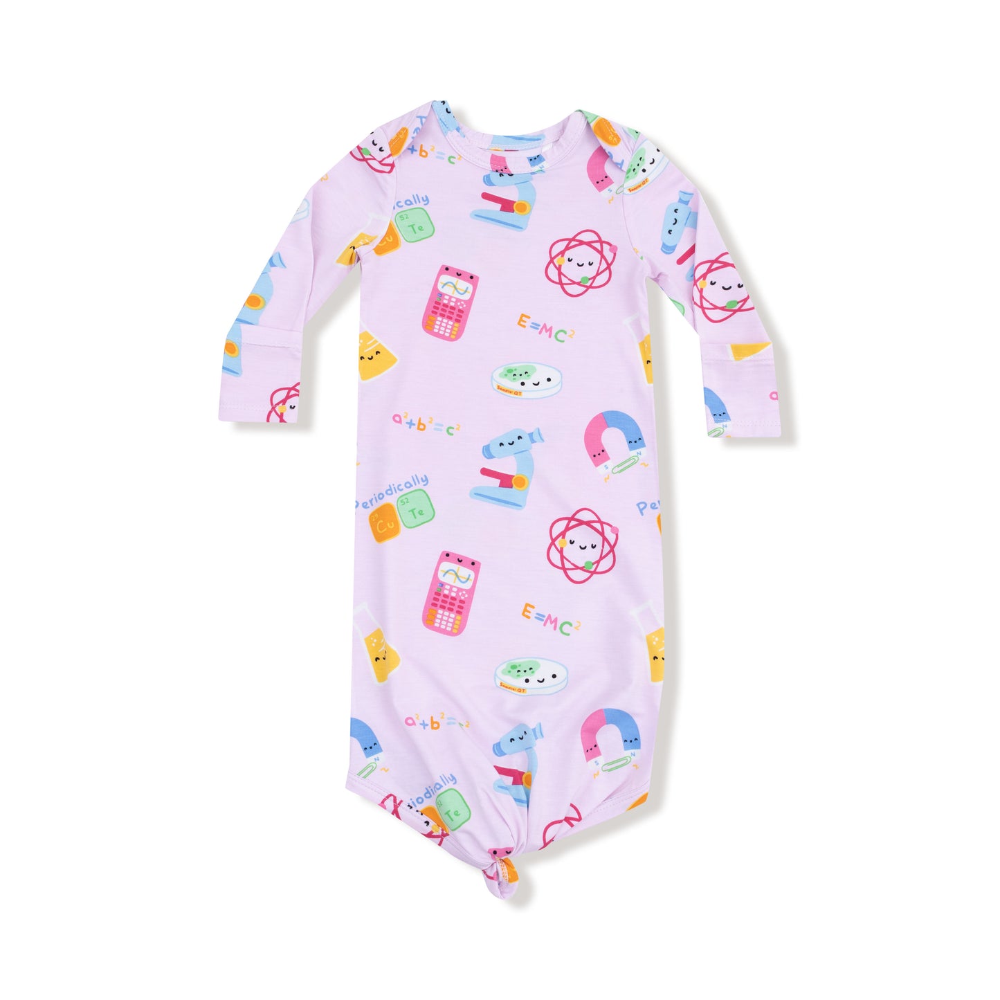 Knotted Gown in our  Future Scientist - Pink print from Angel Dear