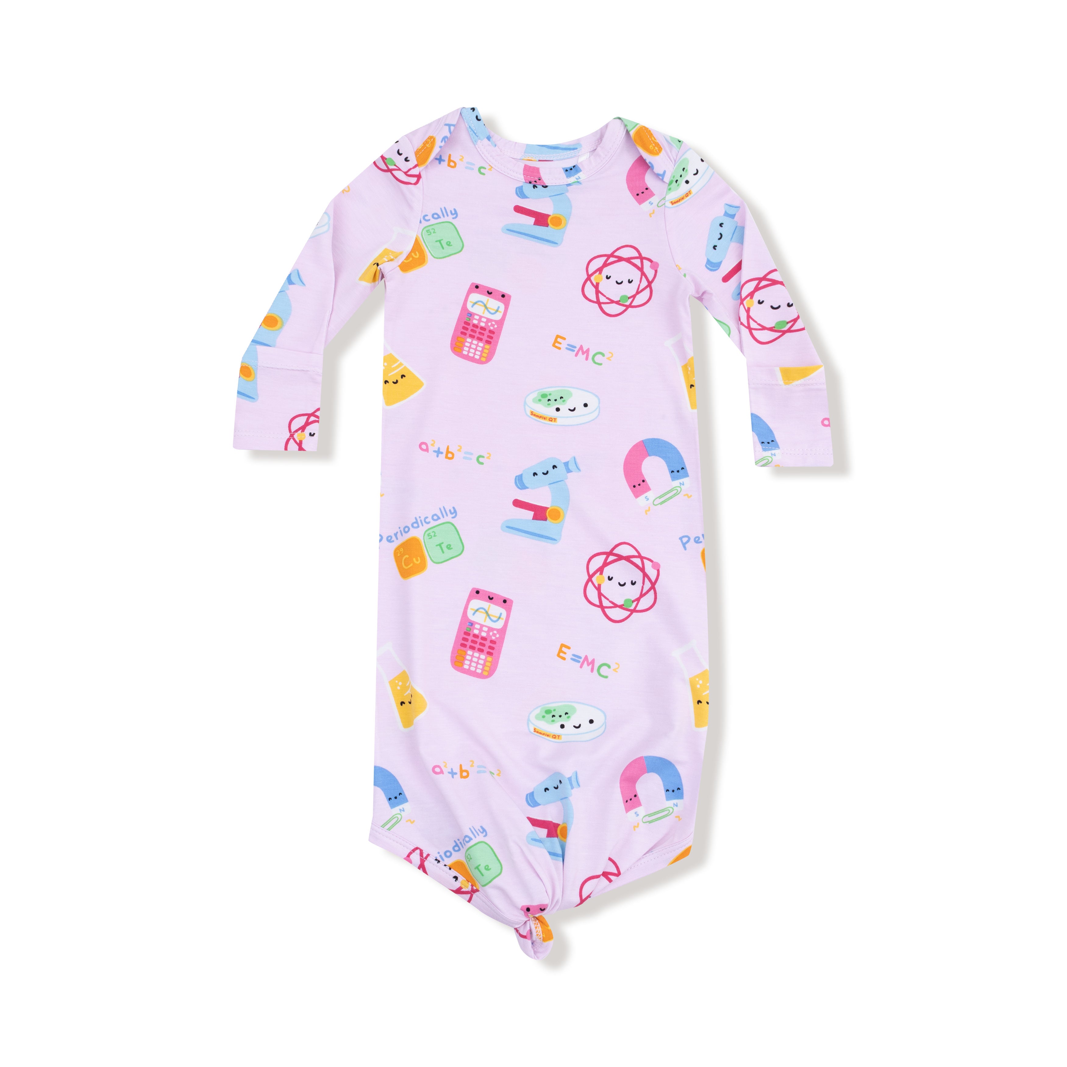 Knotted Gown in our  Future Scientist - Pink print from Angel Dear