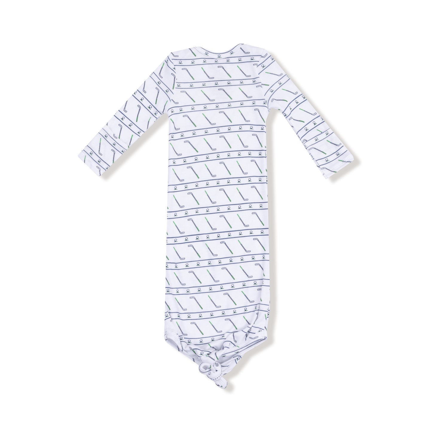 Knotted Gown in our  Golf Club print from Angel Dear