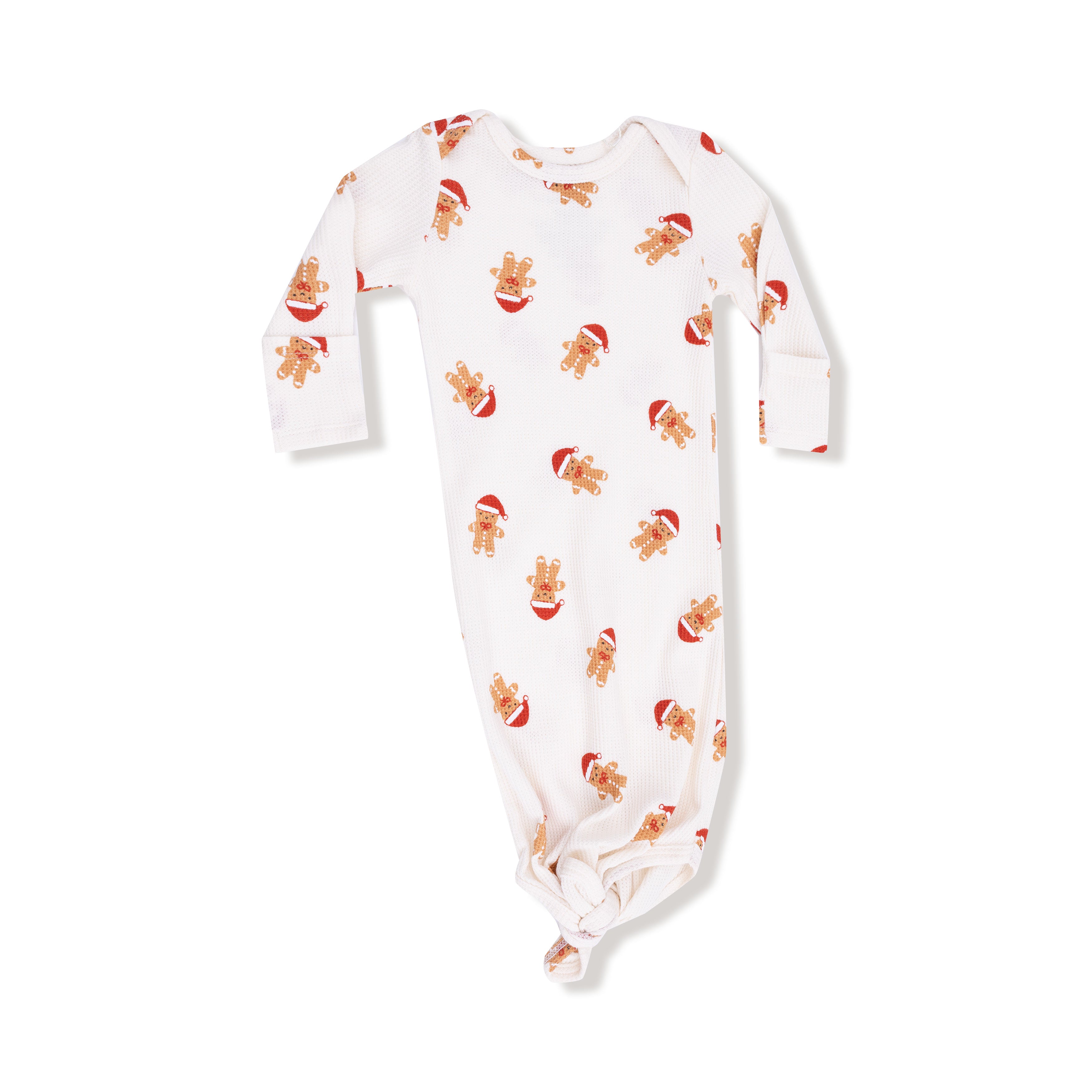 Knotted Gown in our  Gingerbread print from Angel Dear