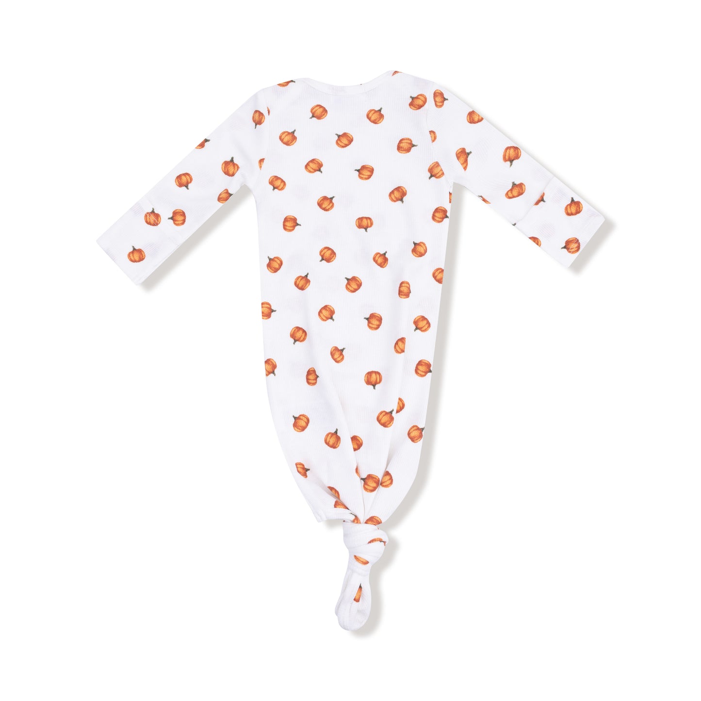 Knotted Gown in our  Little Pumpkins print from Angel Dear