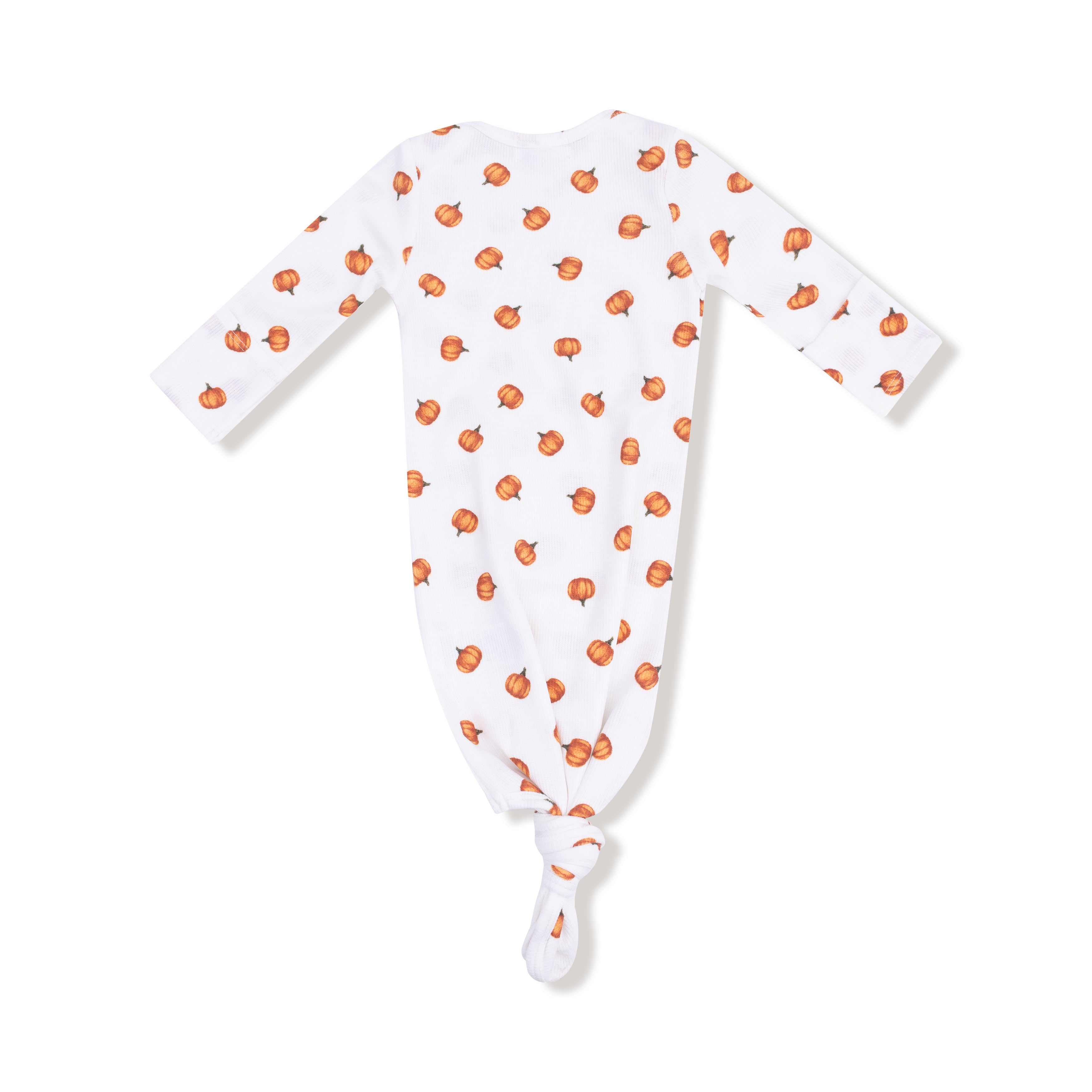 Knotted Gown in our  Little Pumpkins print from Angel Dear