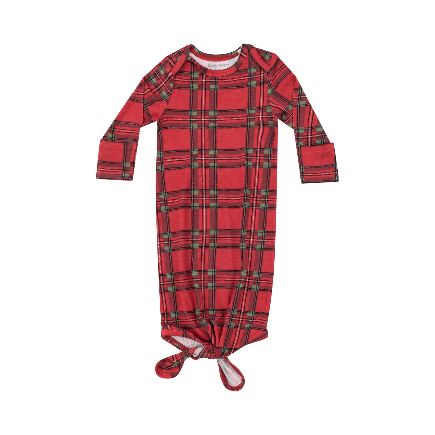 Knotted Gown - Vintage Holiday Plaid-Angel Dear