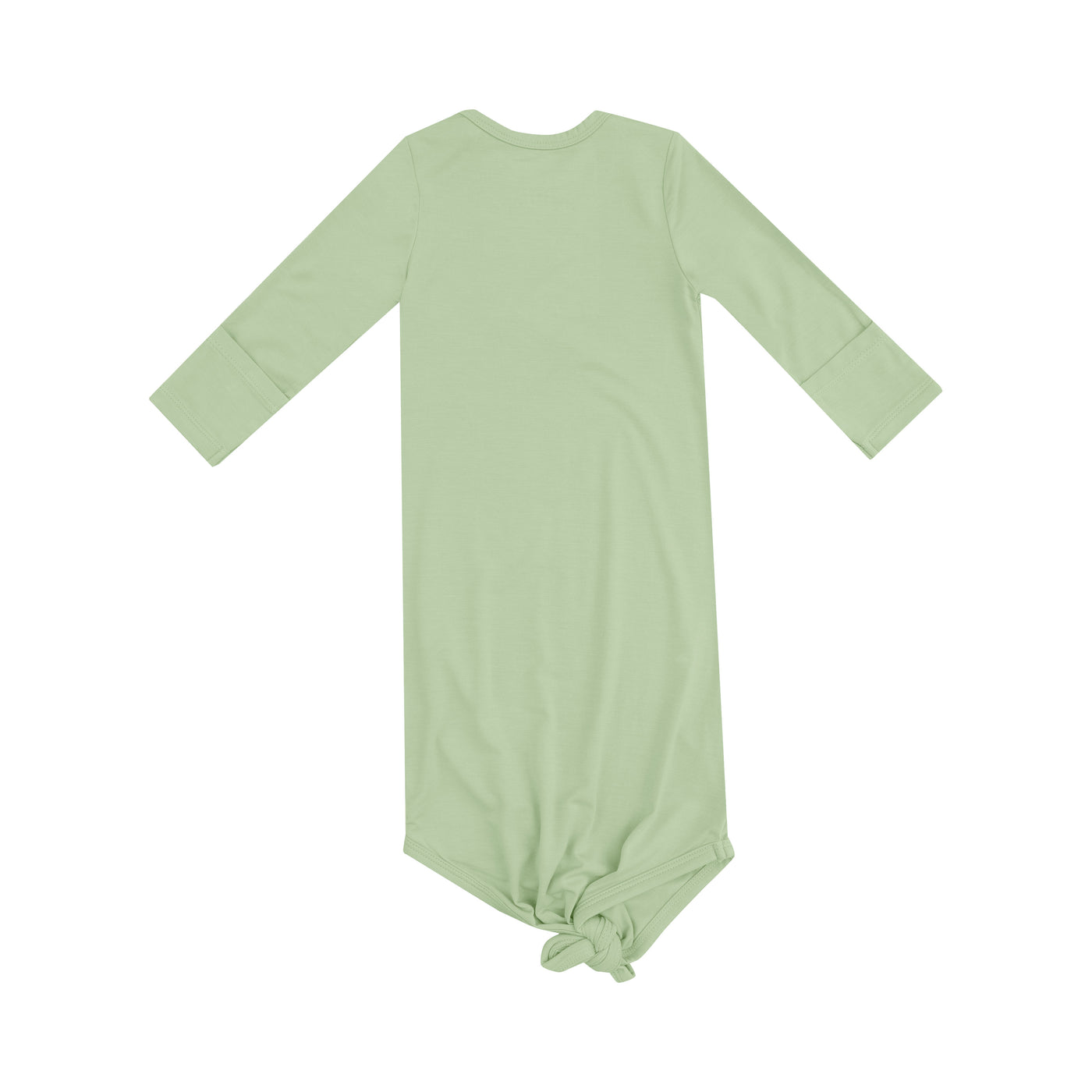 Knotted Gown - Solid Foam Green