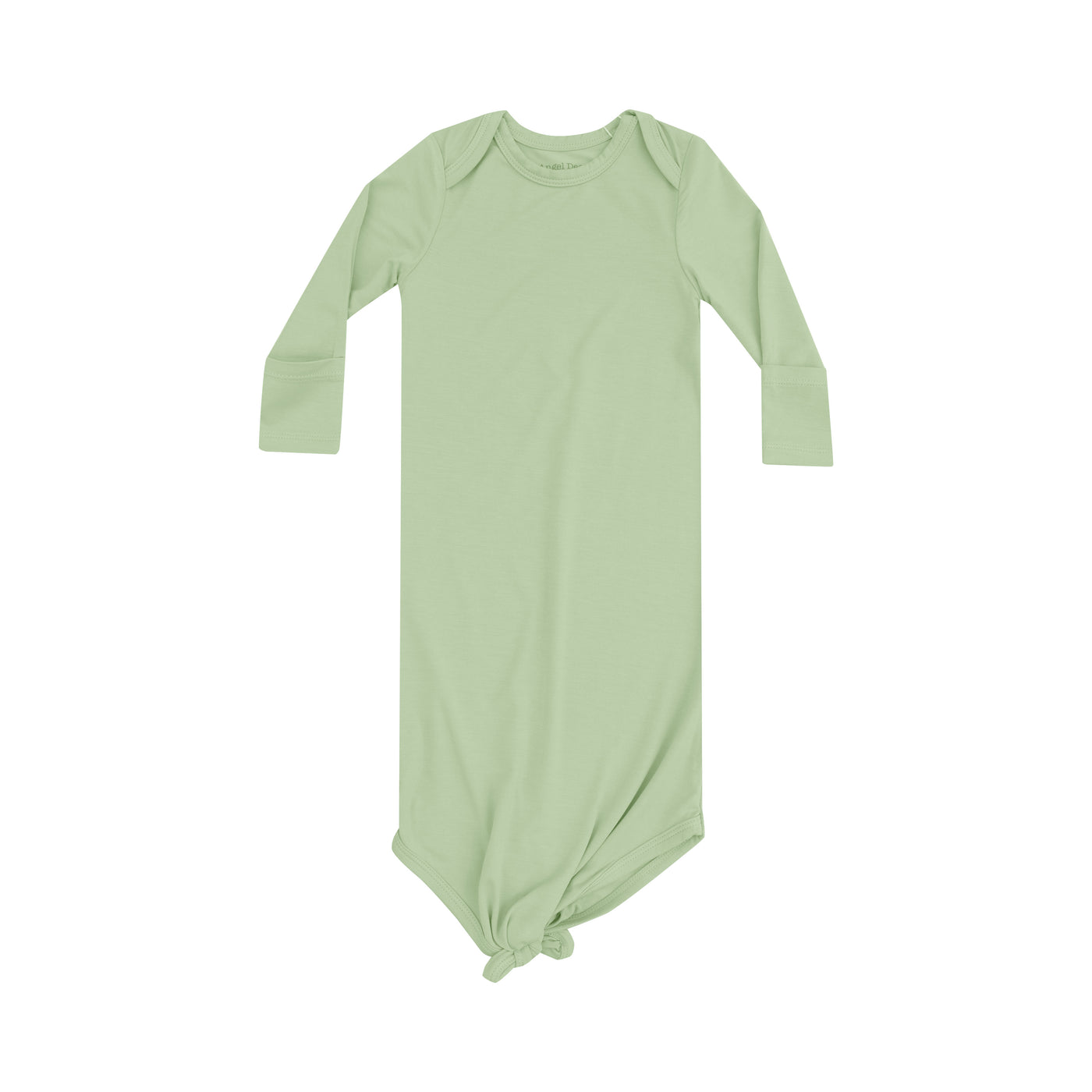 Knotted Gown - Solid Foam Green