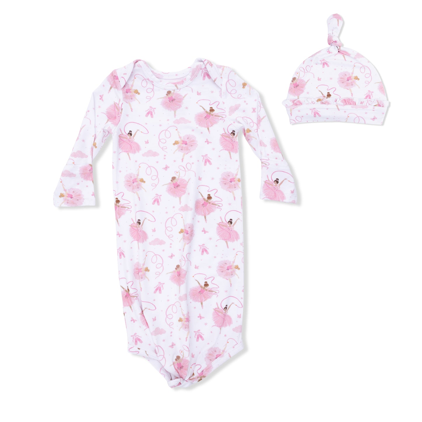 Ribbon Ballerinas - Knotted Gown and Ruffle Hat-Angel Dear