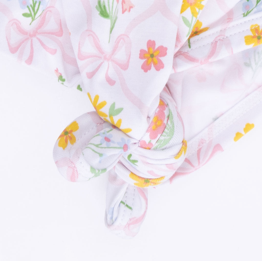 Spring Blooms Bow Trellis - Knotted Gown