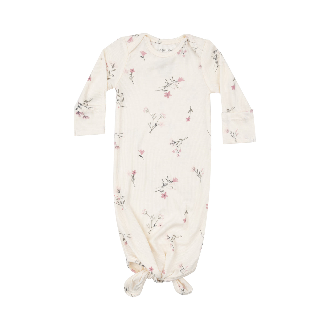 Knotted Gown - Wispy Floral-Angel Dear