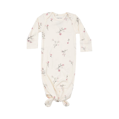 Knotted Gown - Wispy Floral-Angel Dear