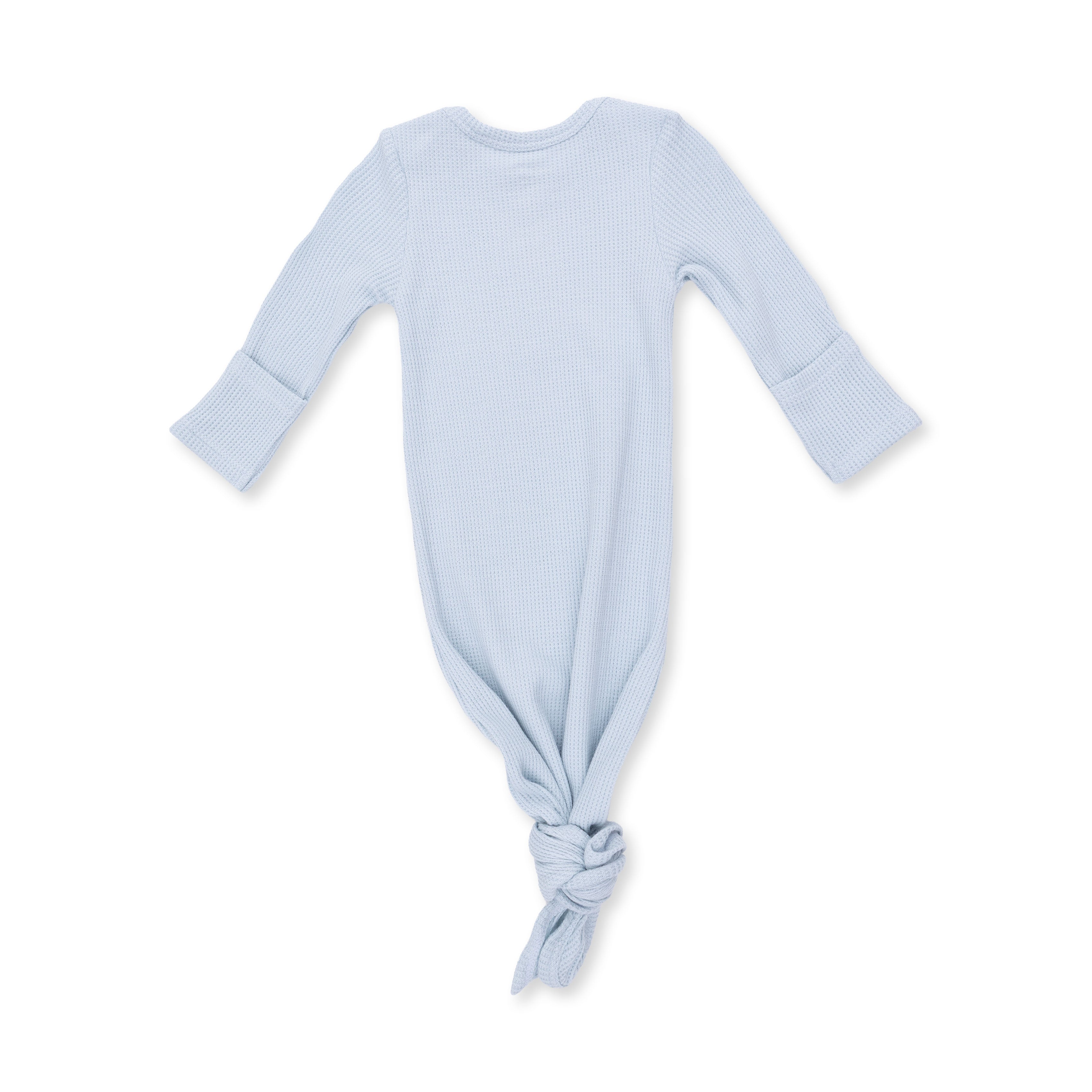 Solid Baby Blue - Knotted Gown and Knotted Hat