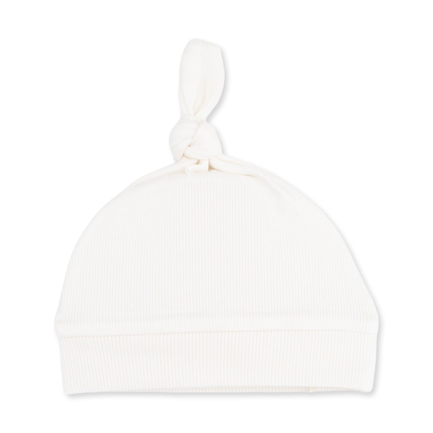 Solid Snow White - Knotted Hat
