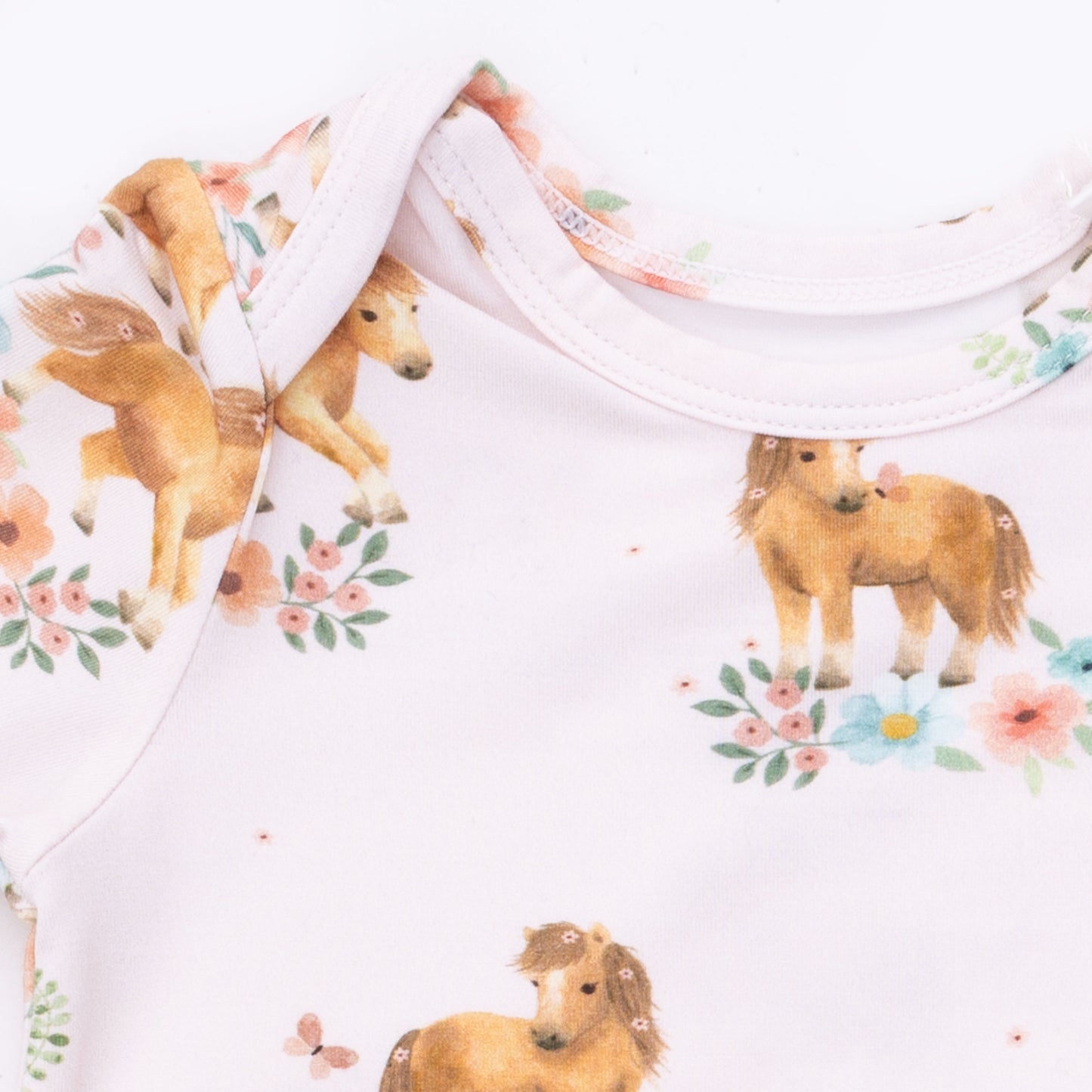 Pink Ponies - Knotted Gown and Headband