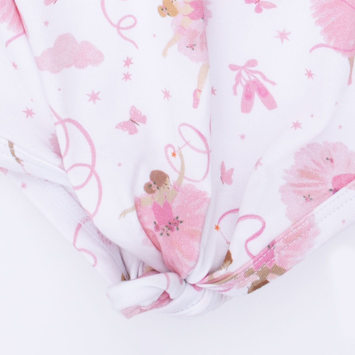 Ribbon Ballerinas - Knotted Gown and Ruffle Hat