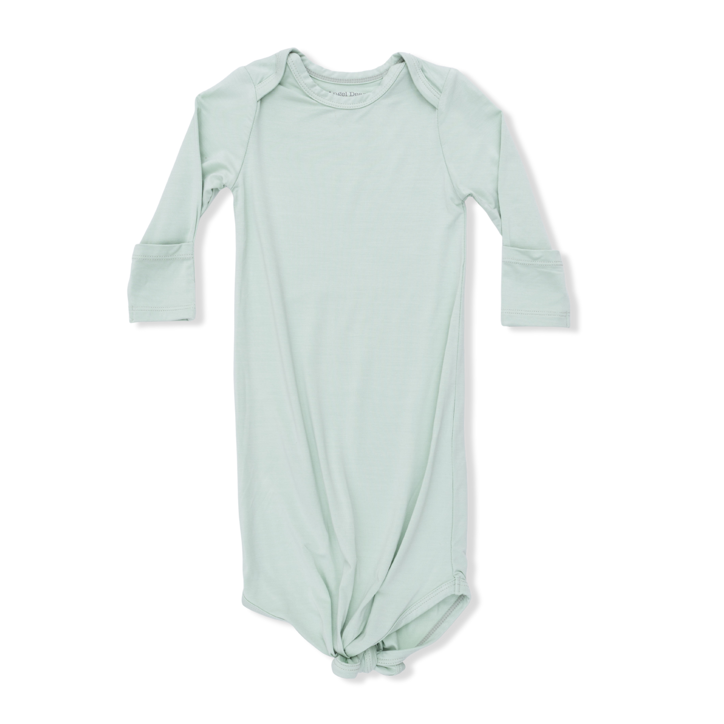 Solid Cameo Green - Knotted Gown and Hat-Angel Dear